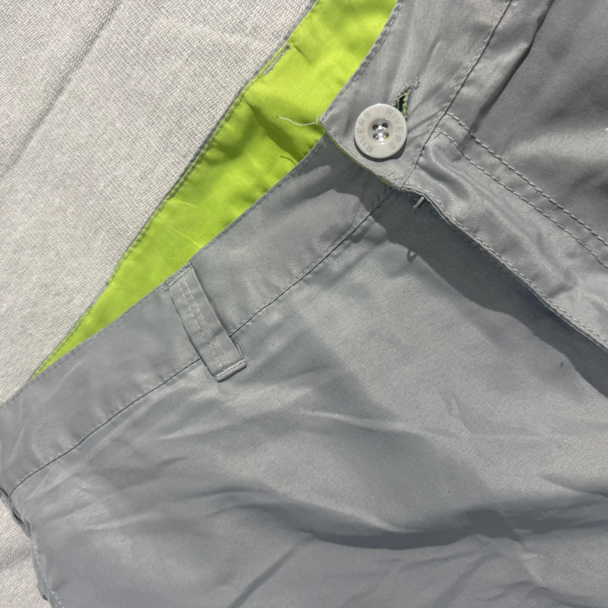 Rivers Grey Cargo Capri Shorts Men's — photo 3 of 7