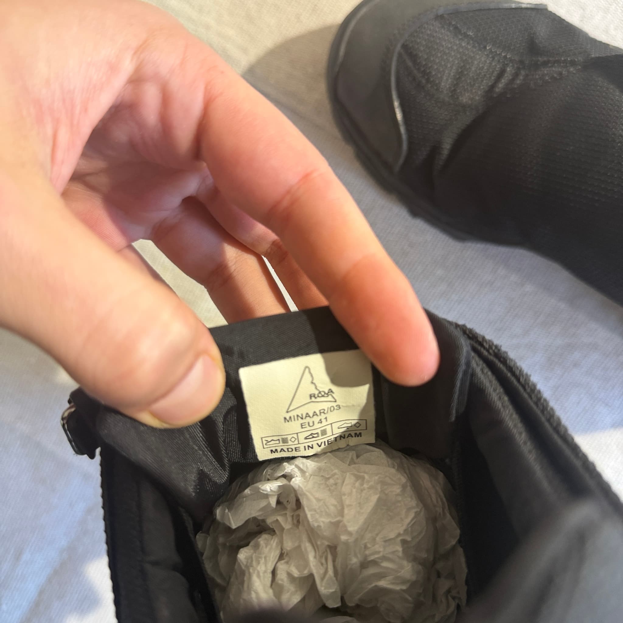 ROA Andreas Strap Black Sneakers — photo 6 of 8