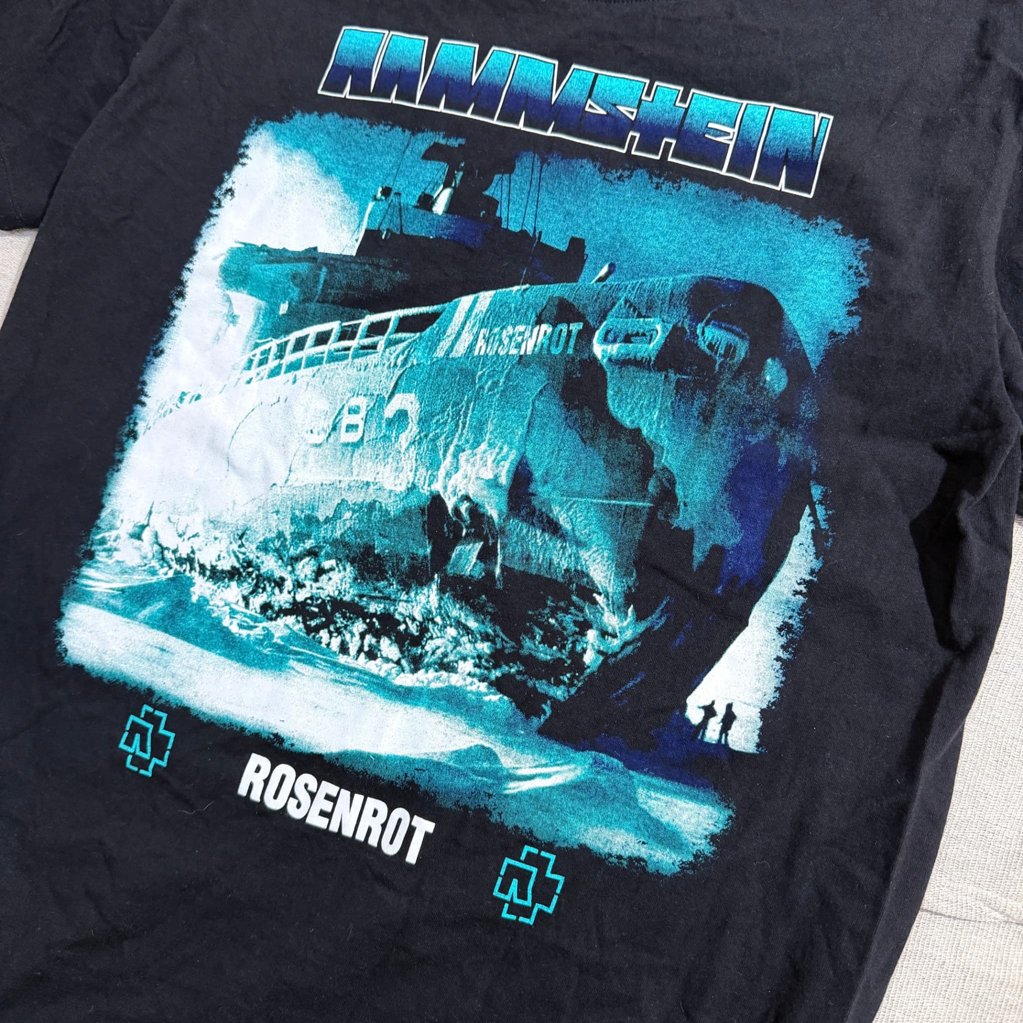ROCK Yeah Rosenrot Submarine Graphic T-Shirt Black L — photo 2 of 8