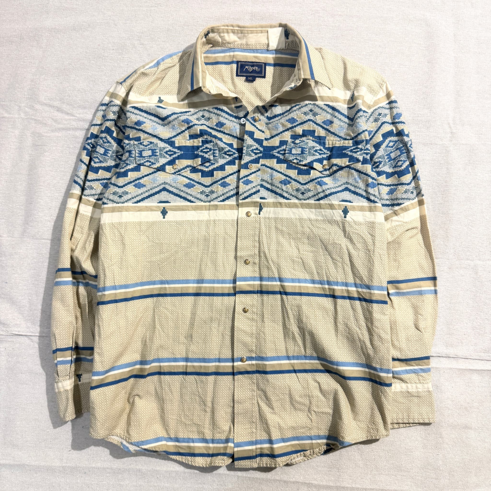 Roper Men's Long Sleeve Western Snap Front Shirt — photo 1 of 8