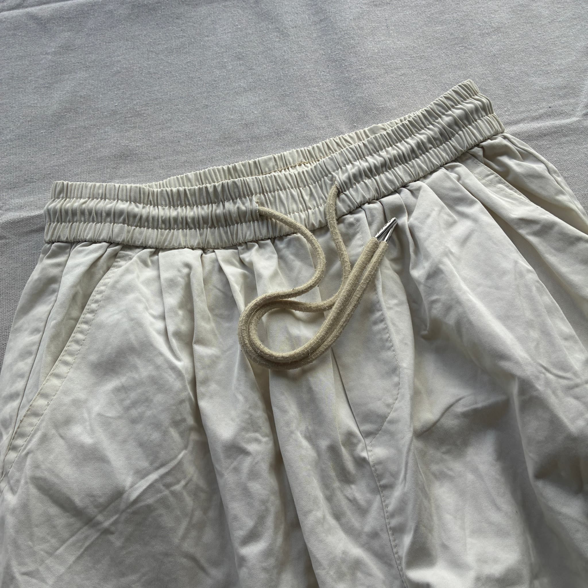Seimec Beige Cargo Parachute Pants — photo 3 of 7