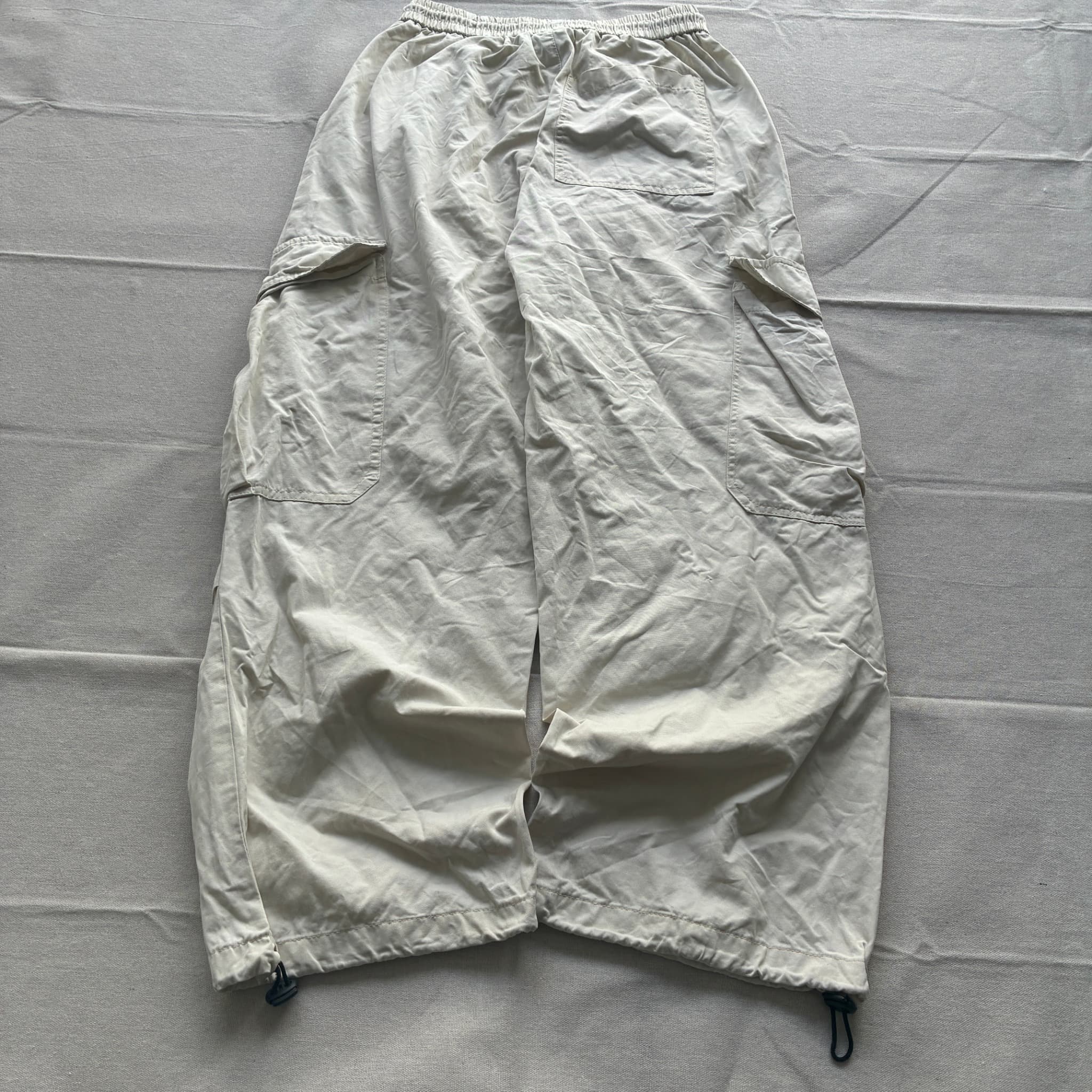 Seimec Beige Cargo Parachute Pants — photo 6 of 7