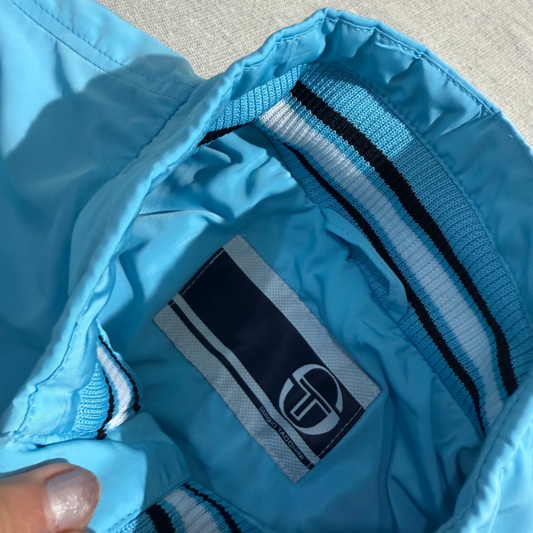 Sergio Tacchini Young Line Track Jacket Light Blue Full Zip — photo 4 of 6