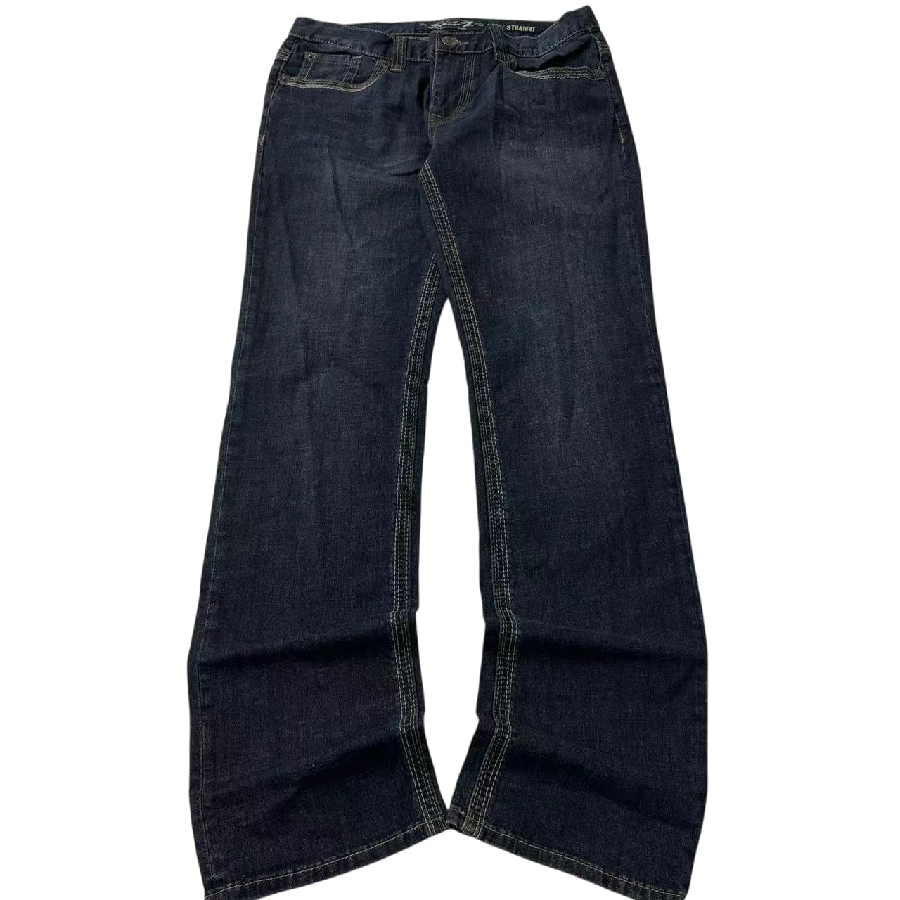 Seven7 Straight Leg Dark Wash Jeans — photo 1 of 10