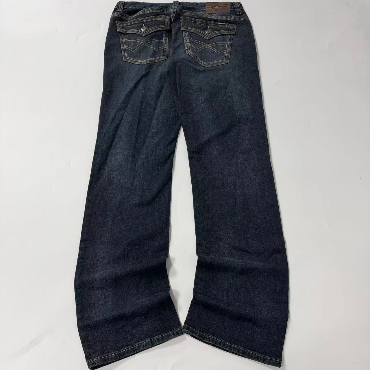 Seven7 Straight Leg Dark Wash Jeans — photo 5 of 10