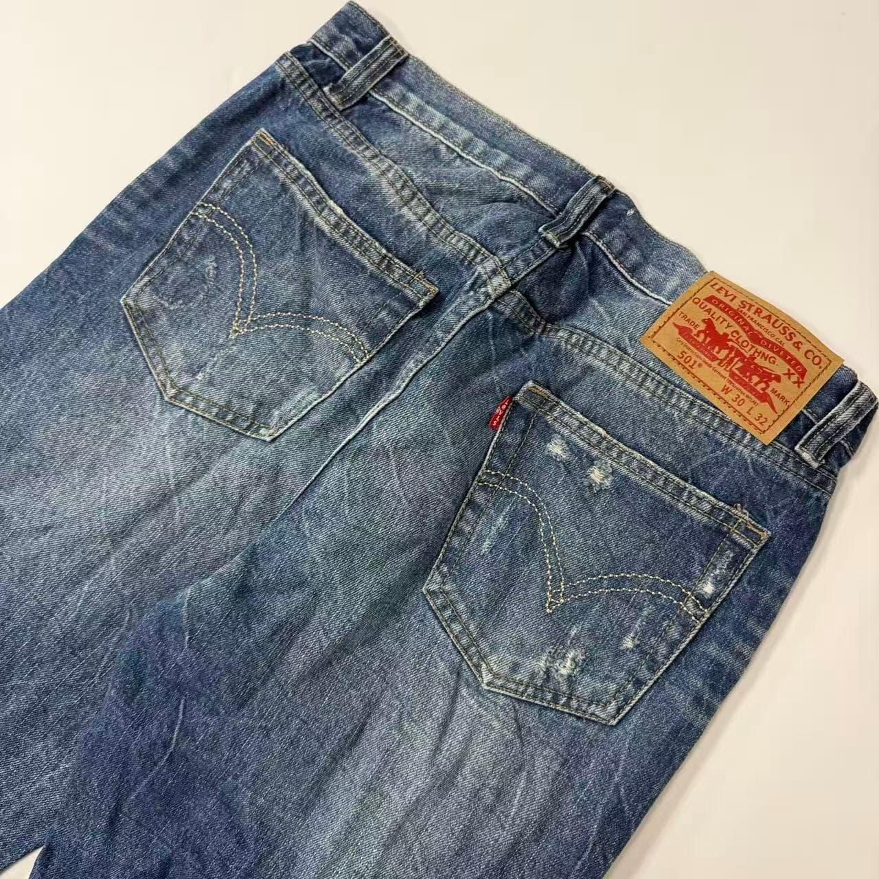 SHENG JEANS 501 Original Fit Straight Leg Jeans Blue — photo 6 of 10