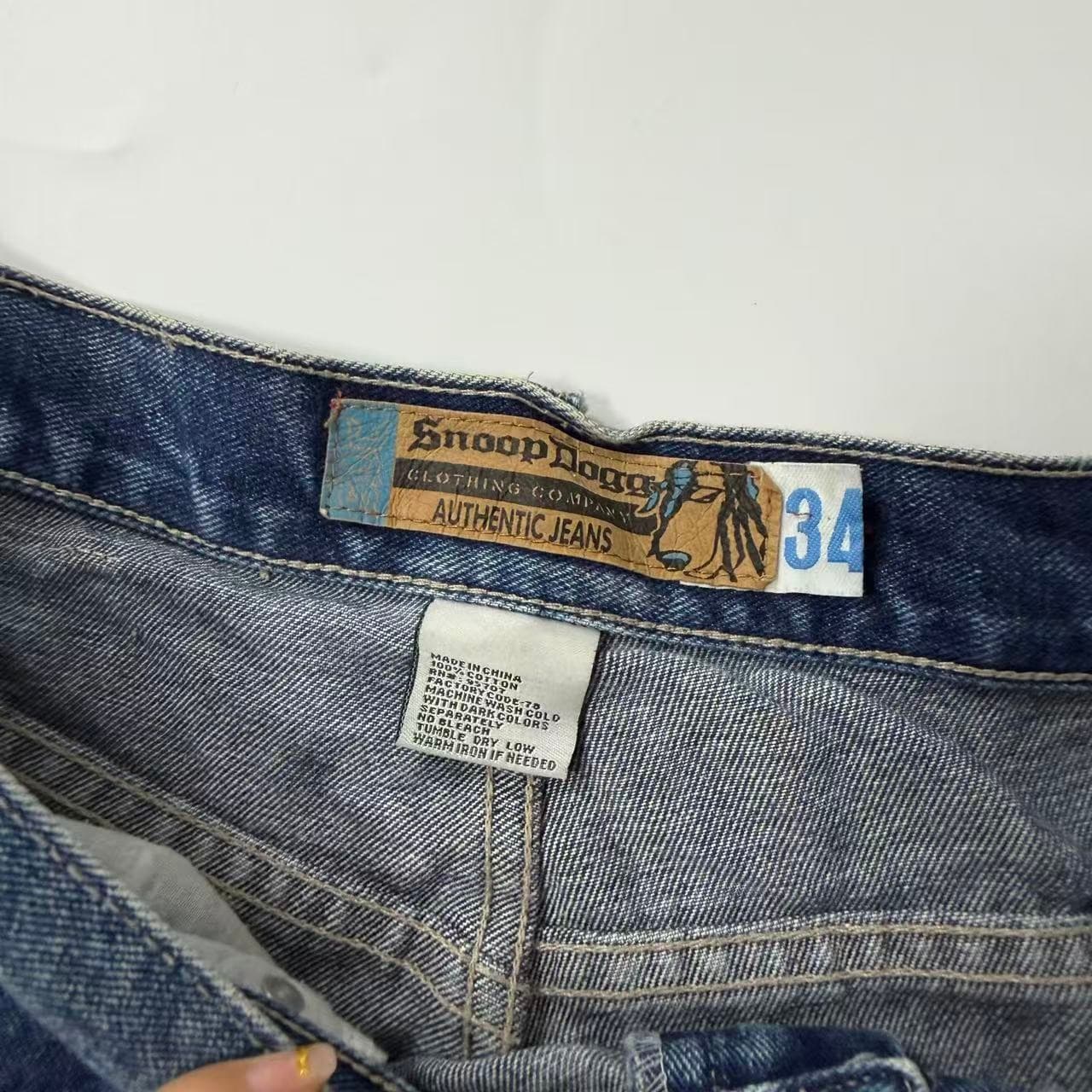 Snoop Dogg Vintage Baggy Denim Jeans Size 34 — photo 3 of 10