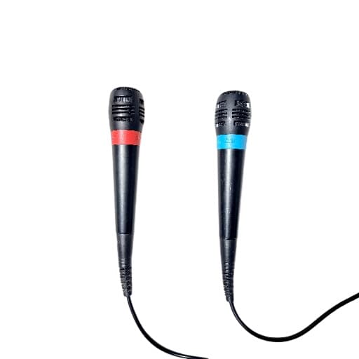Sony SingStar Wired Microphones Bundle Red & Blue For PS2 PS3 — photo 1 of 13