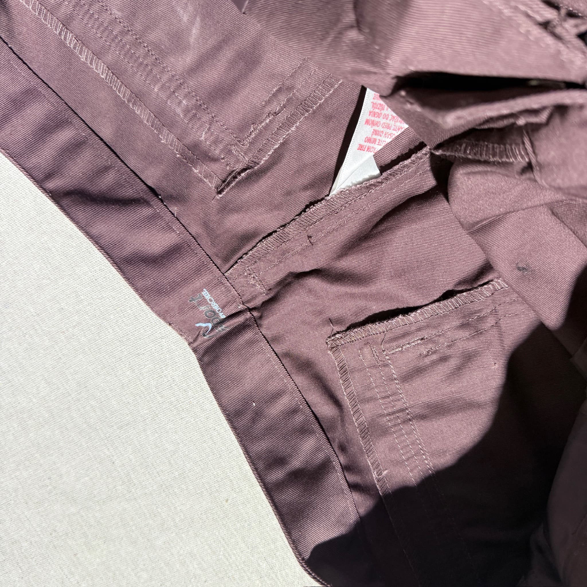 Sport By Cherokee Brown Cargo Pants With Belt — photo 3 of 6