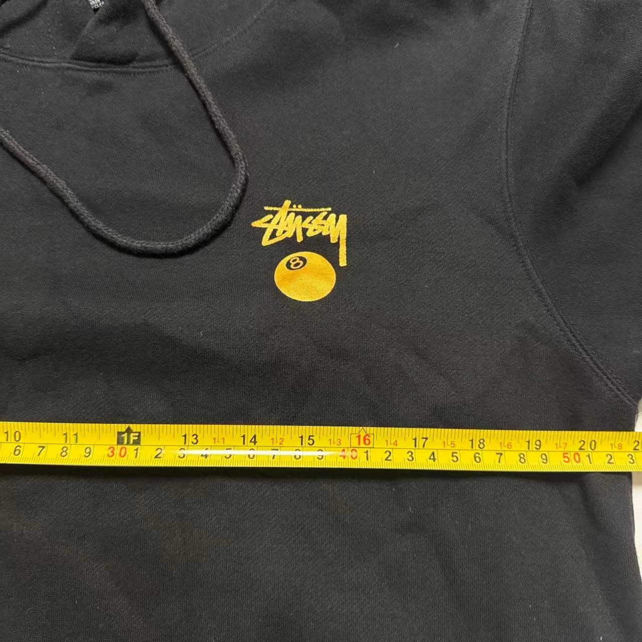 Stüssy 8-Ball Hoodie Black Gold Size L — photo 7 of 8