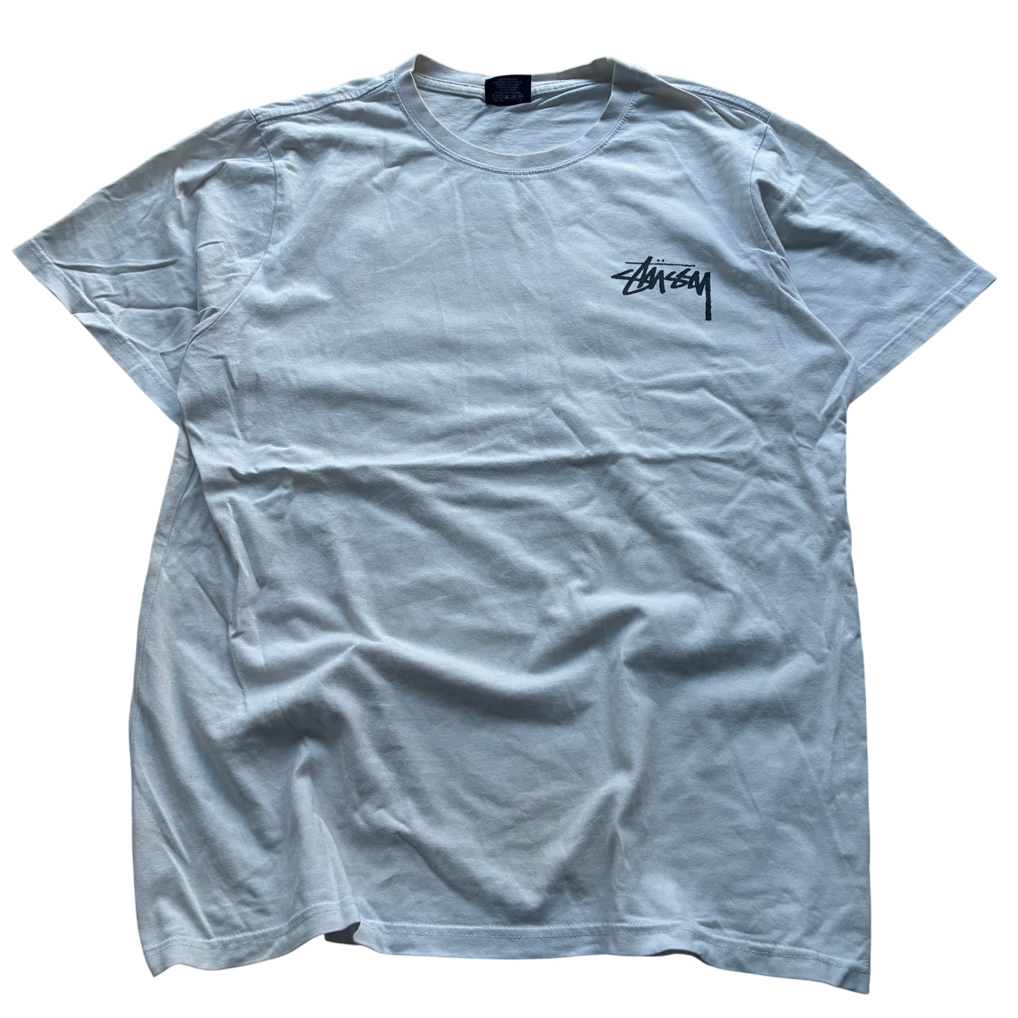 Stüssy Basic Logo Graphic T-Shirt White Unisex — photo 1 of 7