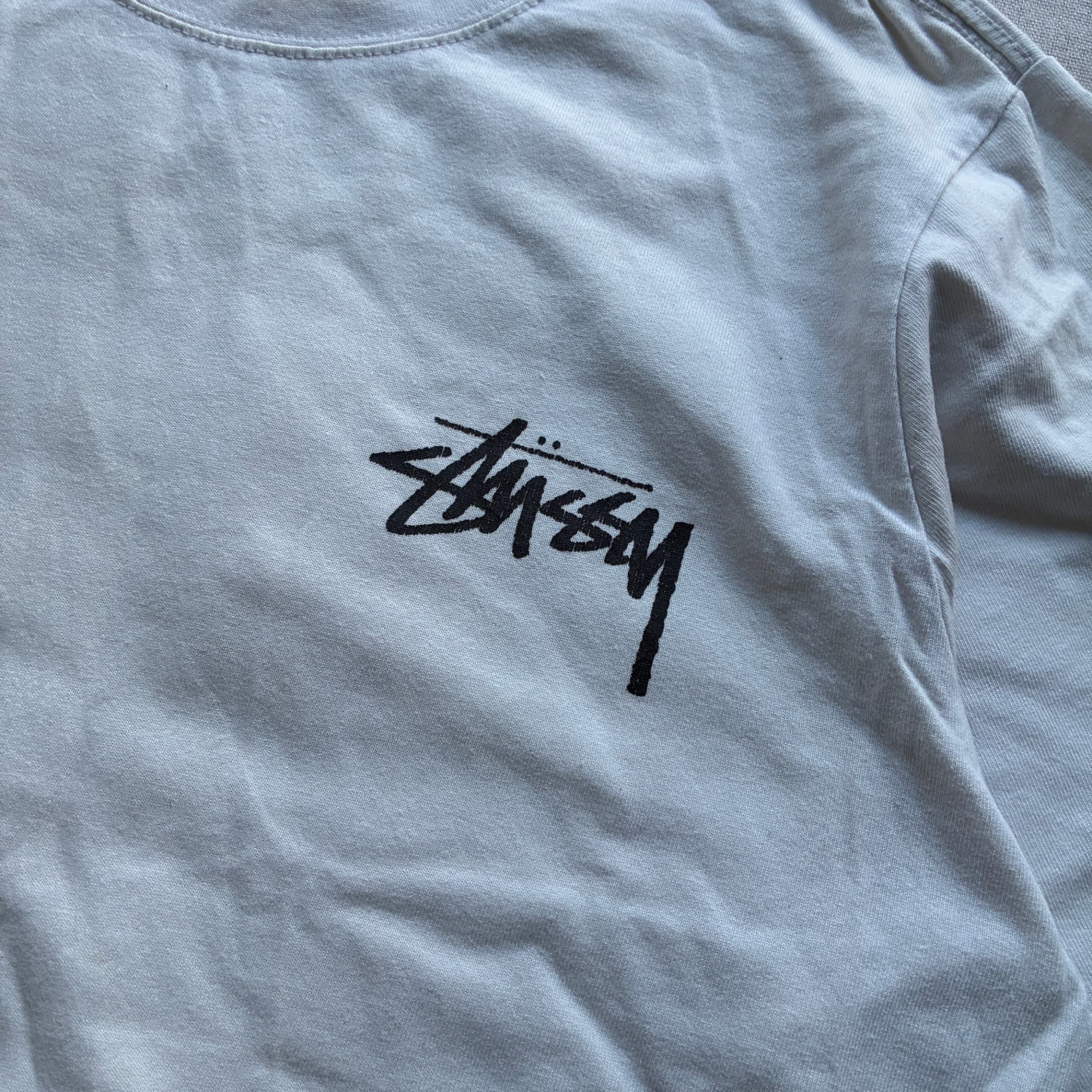 Stüssy Basic Logo Graphic T-Shirt White Unisex — photo 2 of 7