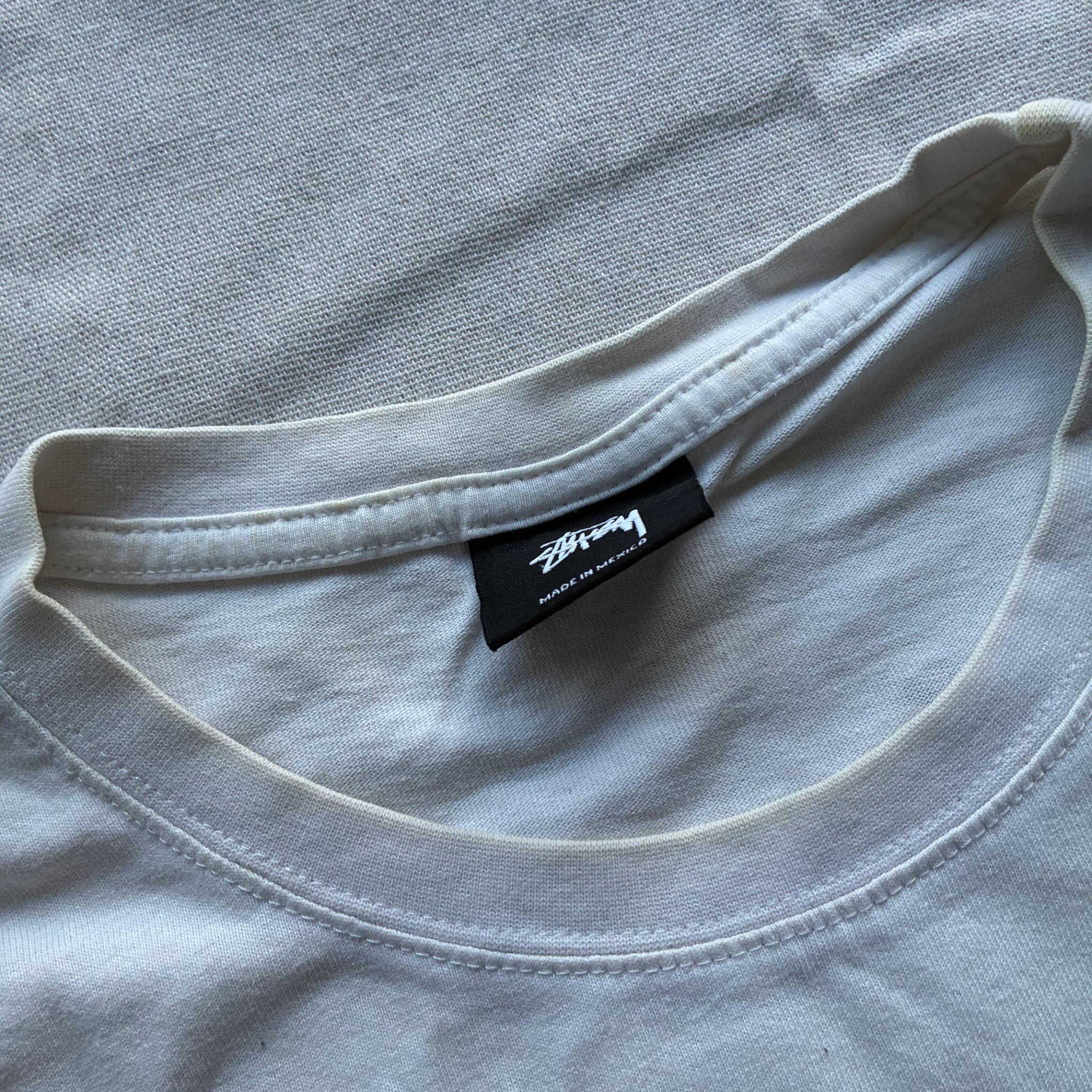 Stüssy Basic Logo Graphic T-Shirt White Unisex — photo 3 of 7