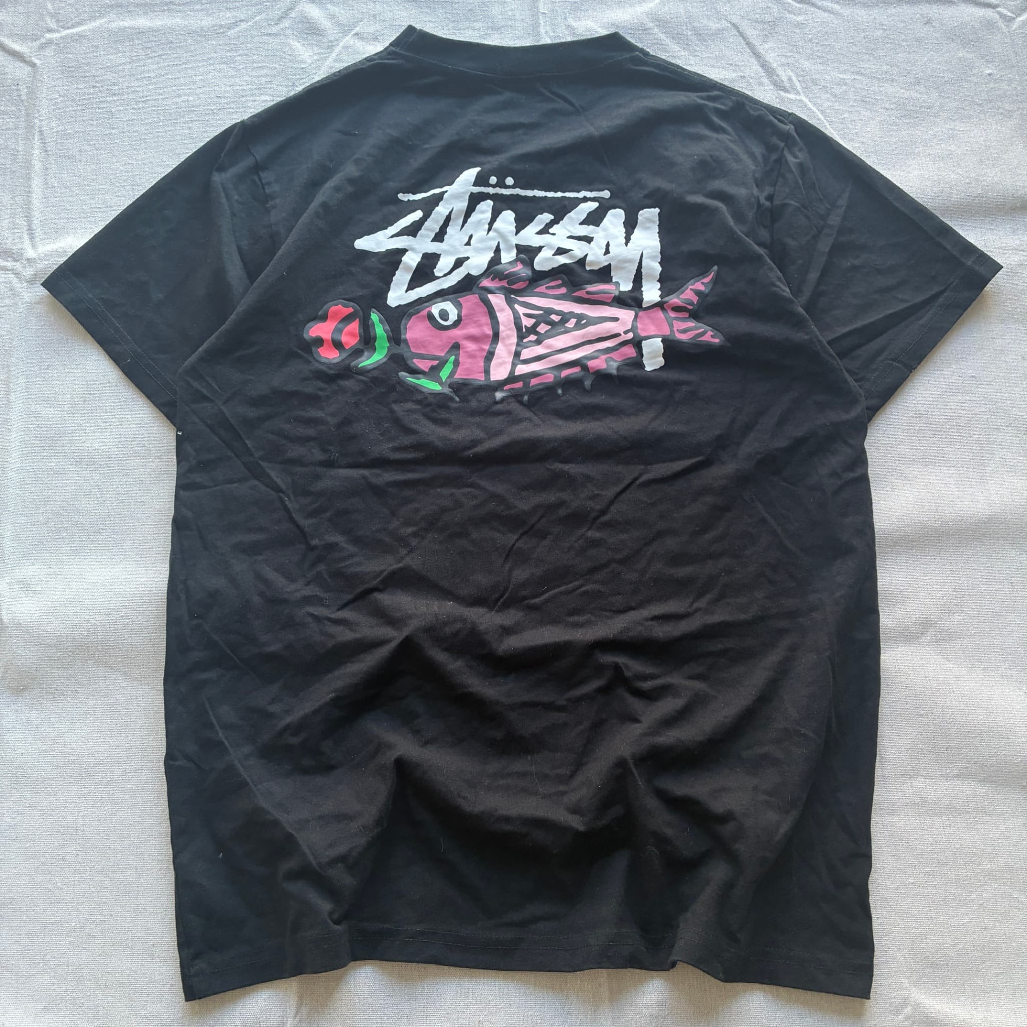 Stüssy Basic Logo T-Shirt Black Size L — photo 4 of 7
