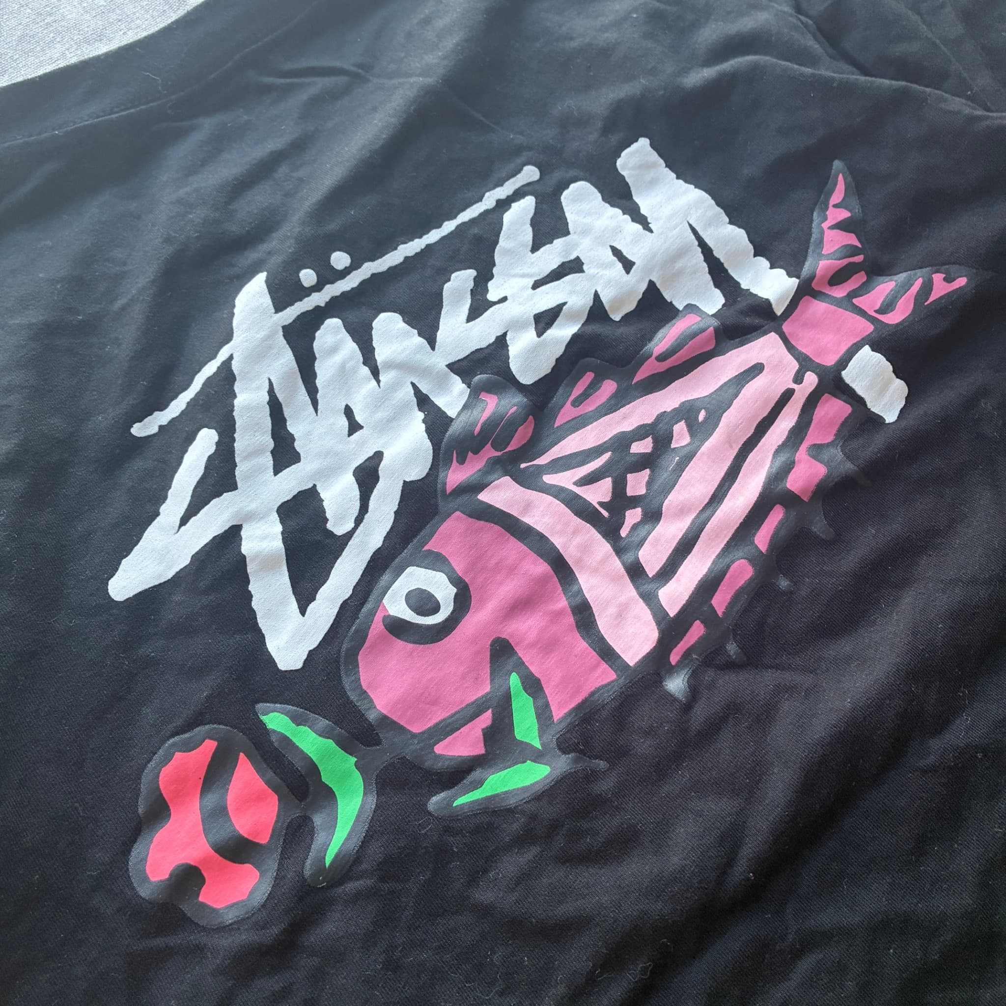 Stüssy Basic Logo T-Shirt Black Size L — photo 5 of 7