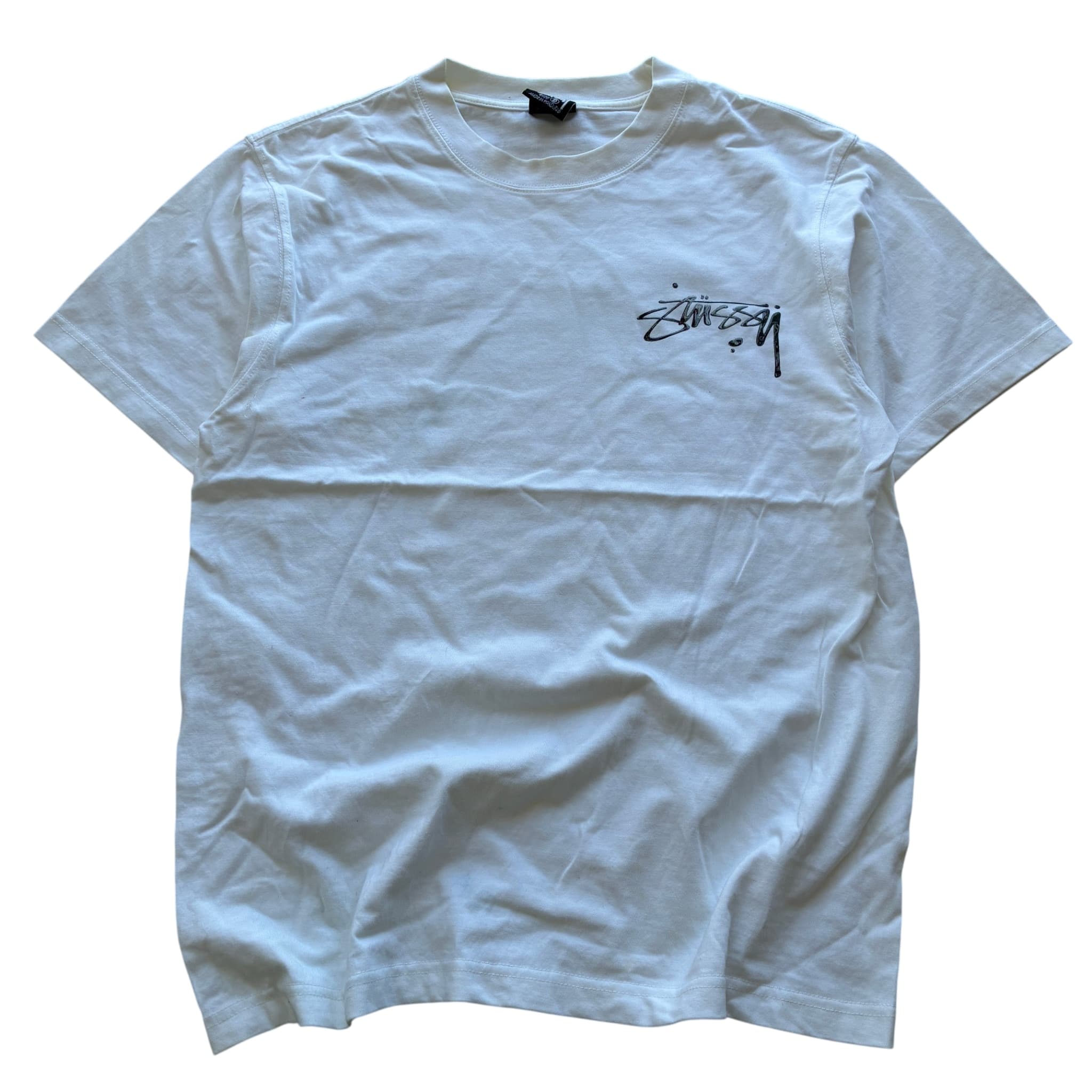 Stüssy Basic Logo T-Shirt White Size S — photo 1 of 7