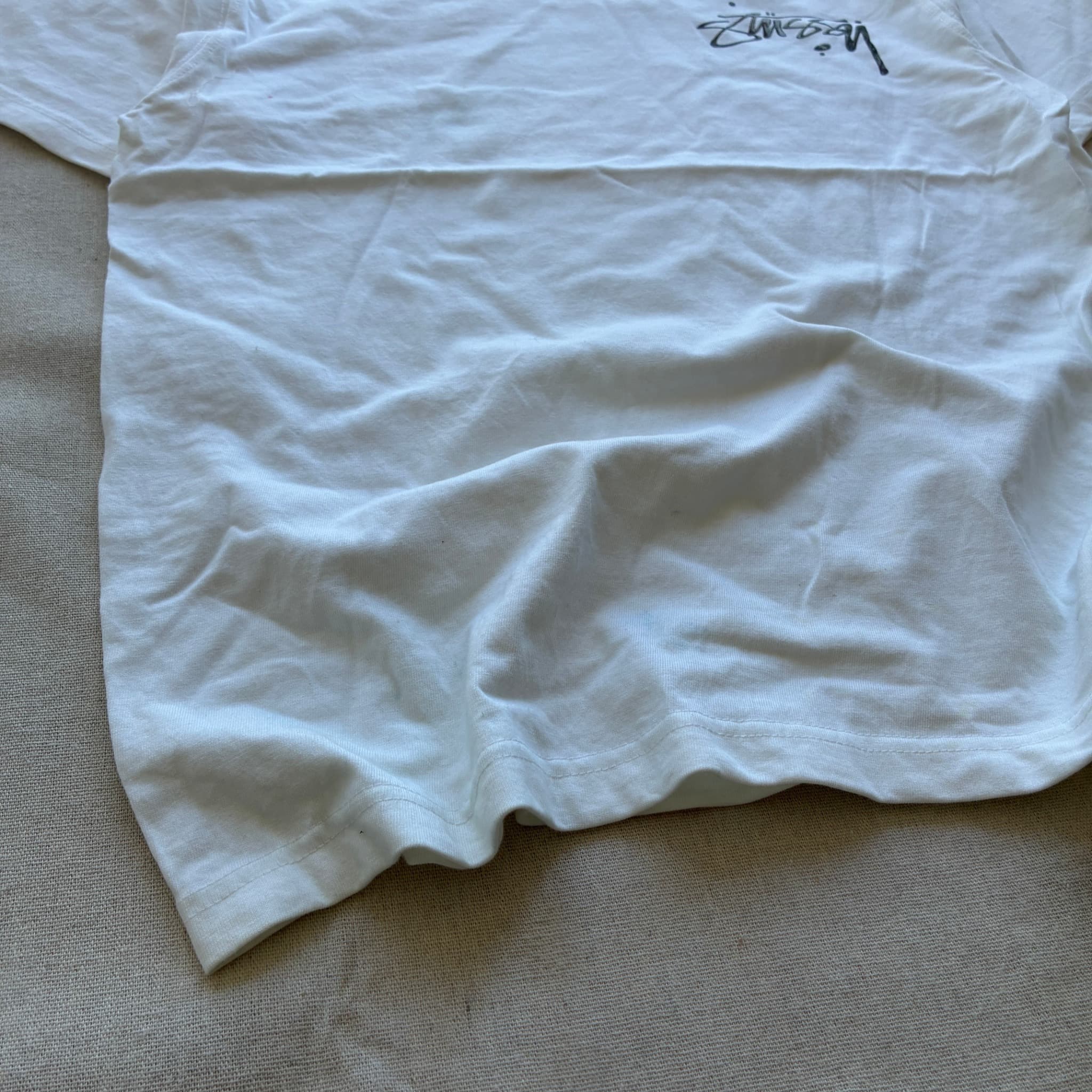 Stüssy Basic Logo T-Shirt White Size S — photo 2 of 7