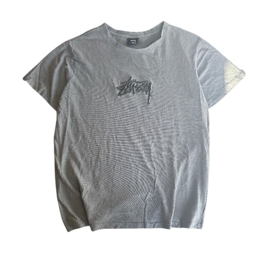 Stüssy Embroidered Logo T-Shirt Olive Green XL — photo 1 of 5