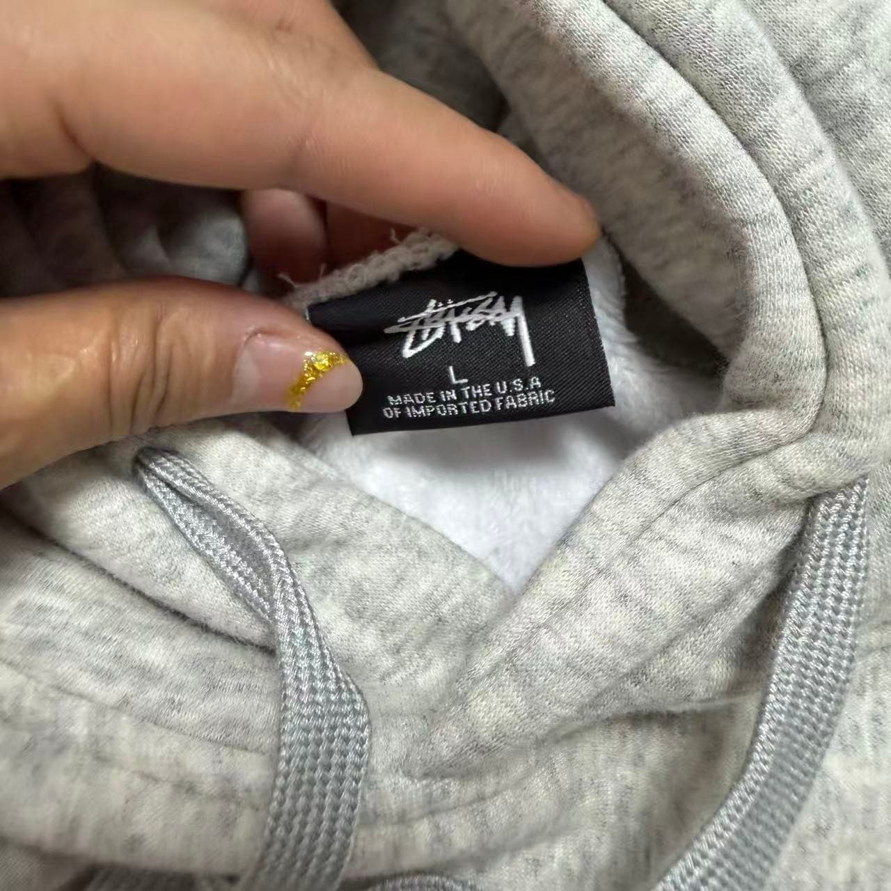 Stüssy Graffiti Logo Grey Hoodie — photo 2 of 5
