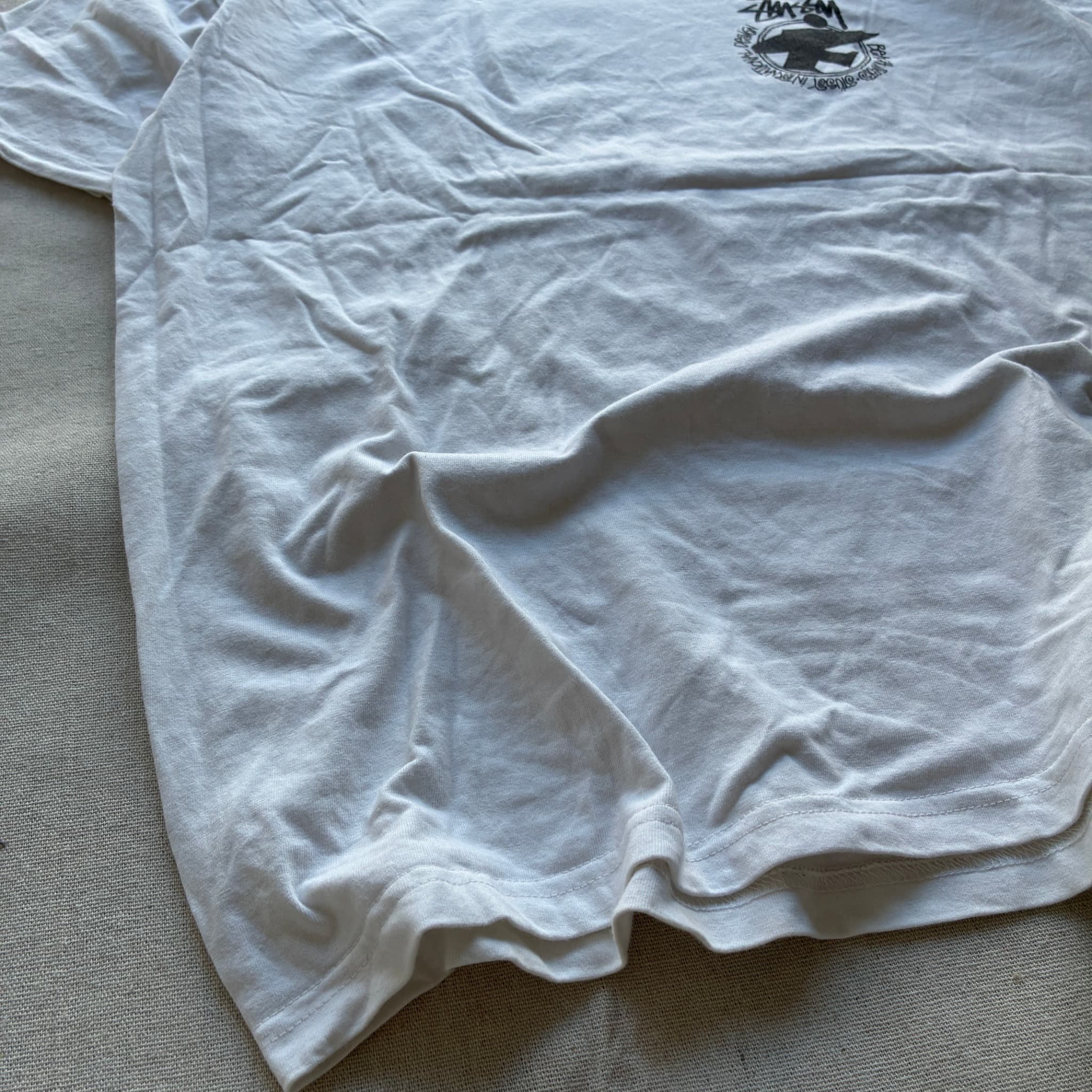 Stüssy International Design Anvil Logo T-Shirt White Size L — photo 2 of 7
