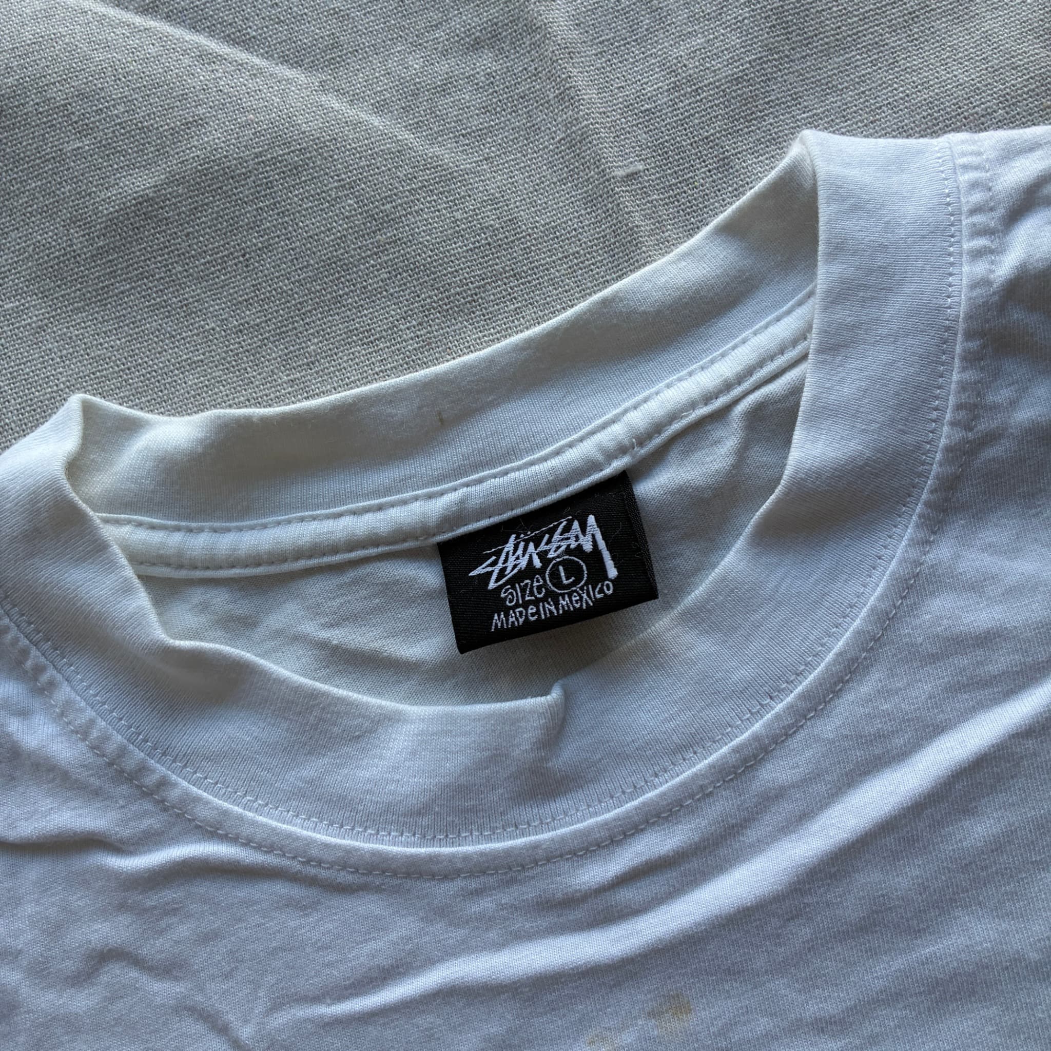 Stüssy International Design Anvil Logo T-Shirt White Size L — photo 4 of 7