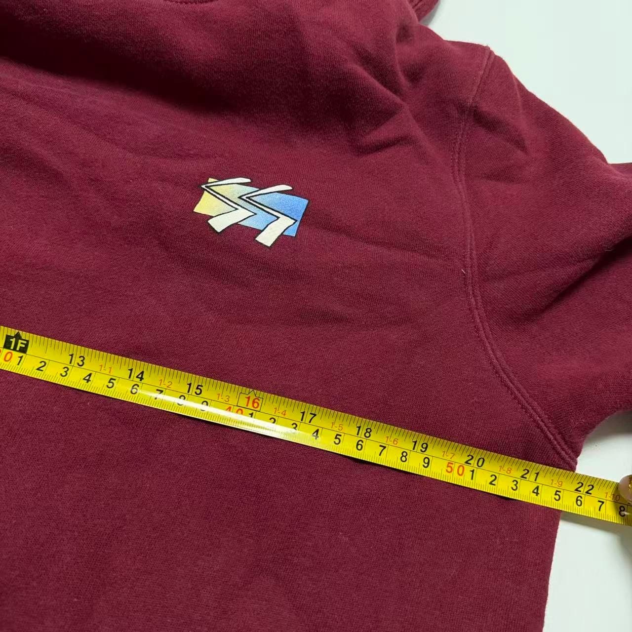 Stüssy Maroon Graphic Hoodie — photo 3 of 7