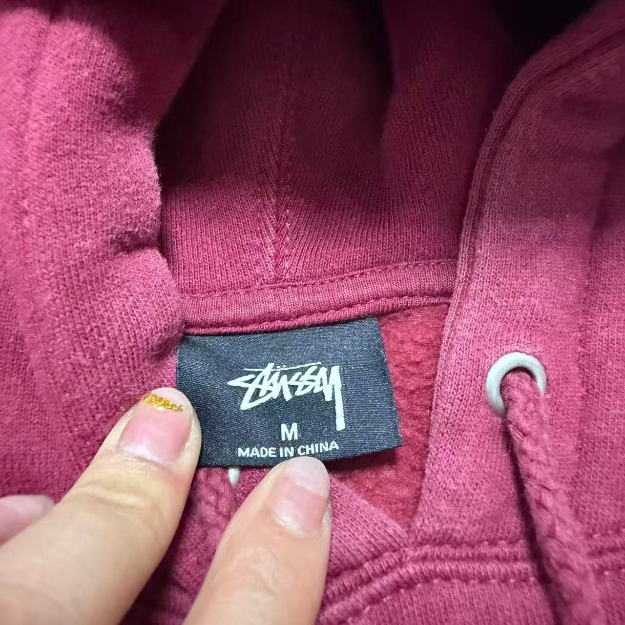 Stüssy Maroon Graphic Hoodie — photo 5 of 7