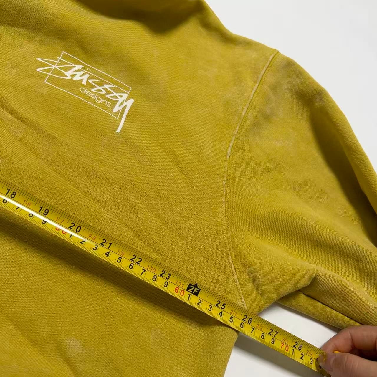 Stüssy Pigment Dyed Mustard Hoodie — photo 3 of 7