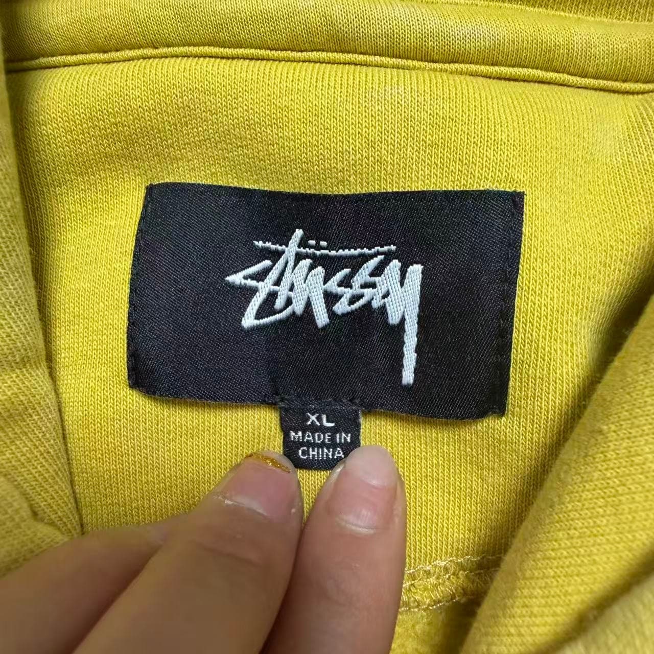 Stüssy Pigment Dyed Mustard Hoodie — photo 5 of 7