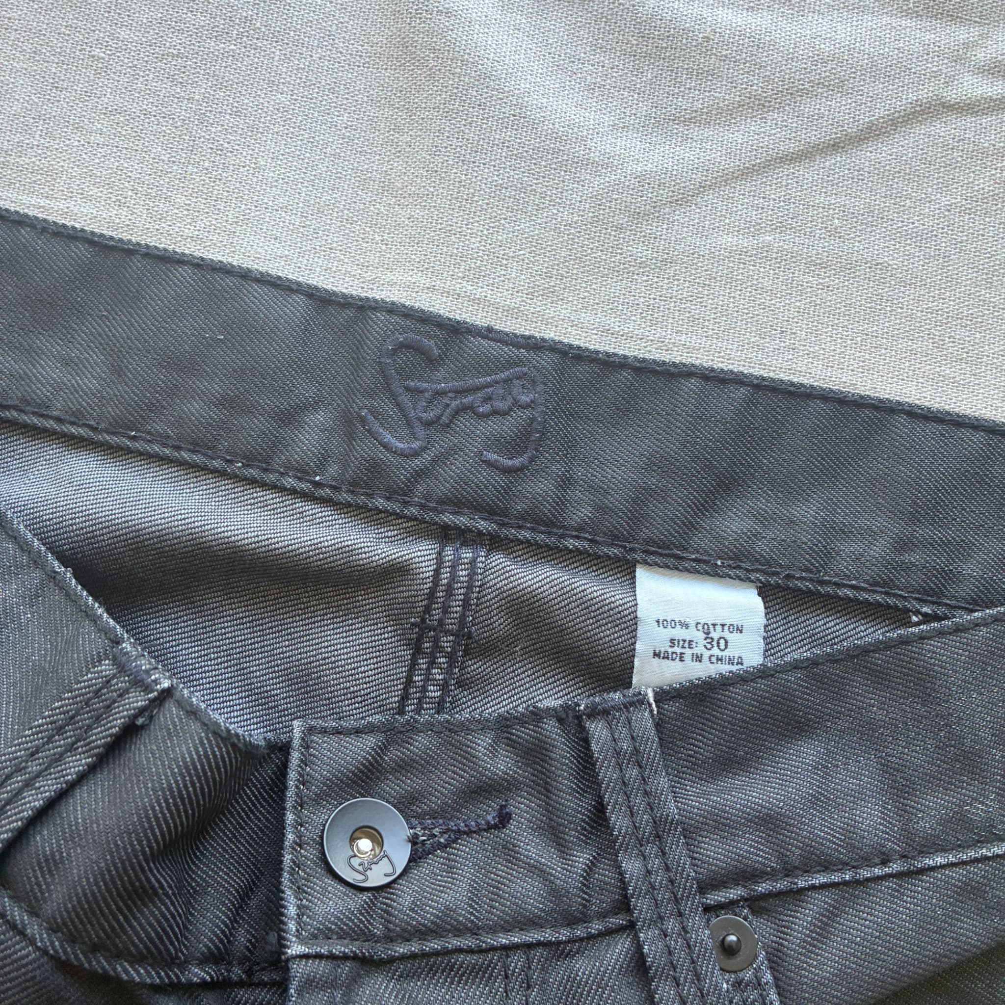 Stray Black Denim Jeans Men's Size 30 2000s — photo 4 of 7