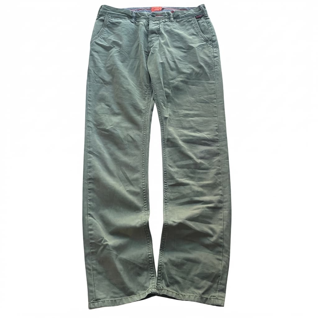 Superdry Men's Olive Green Chino Trousers — photo 1 of 7