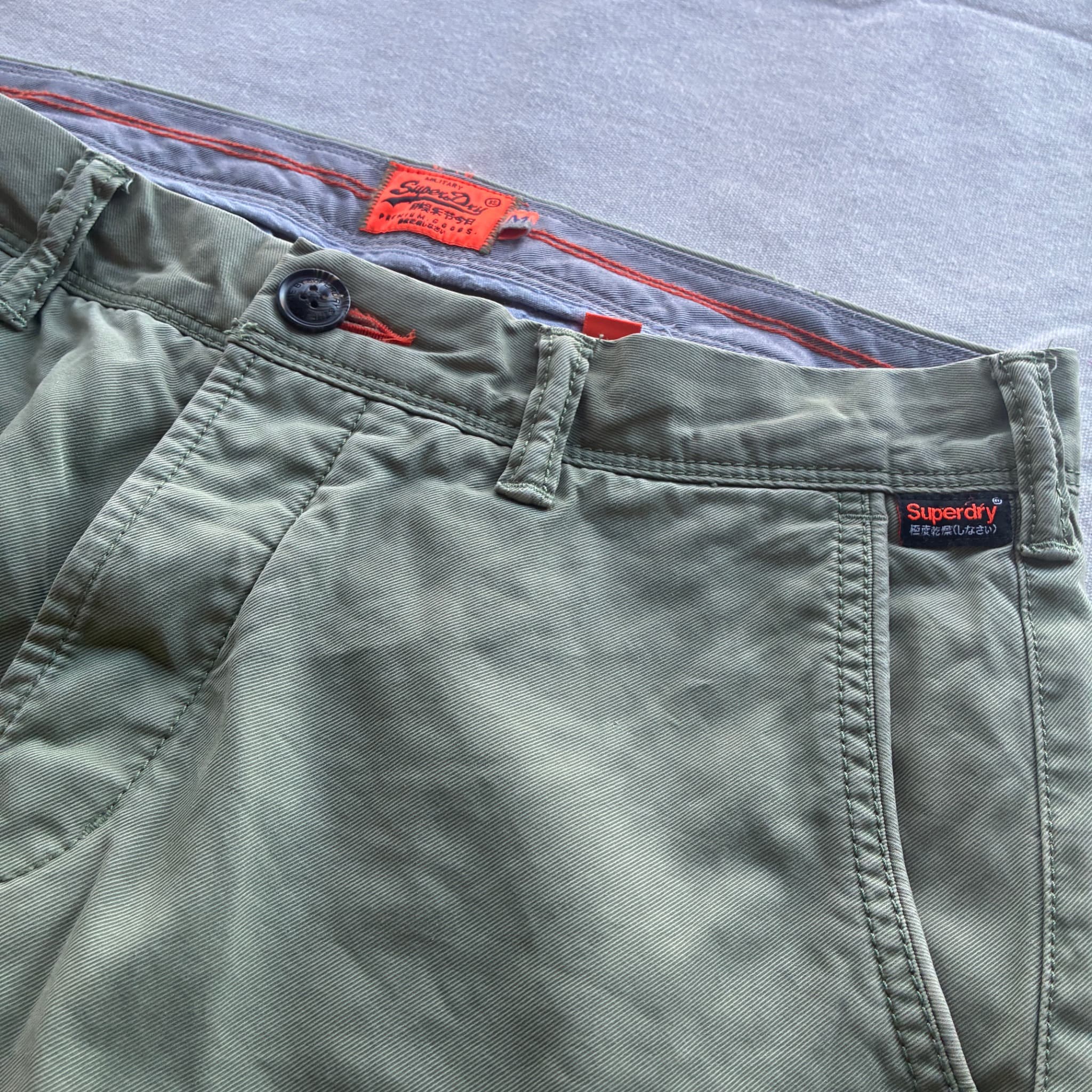 Superdry Men's Olive Green Chino Trousers — photo 3 of 7
