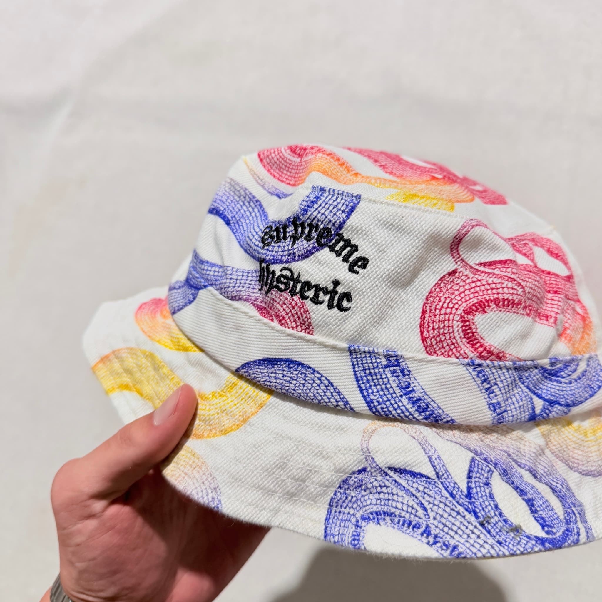 Supreme Hysteric Glamour Snake Denim Crusher Hat Multi-Colour M/L — photo 2 of 6
