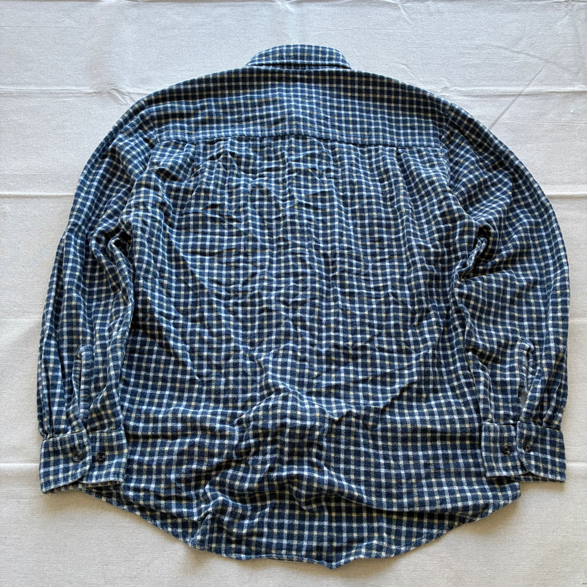 Swanndri Blue Plaid Flannel Shirt 2000s Release S — photo 5 of 6