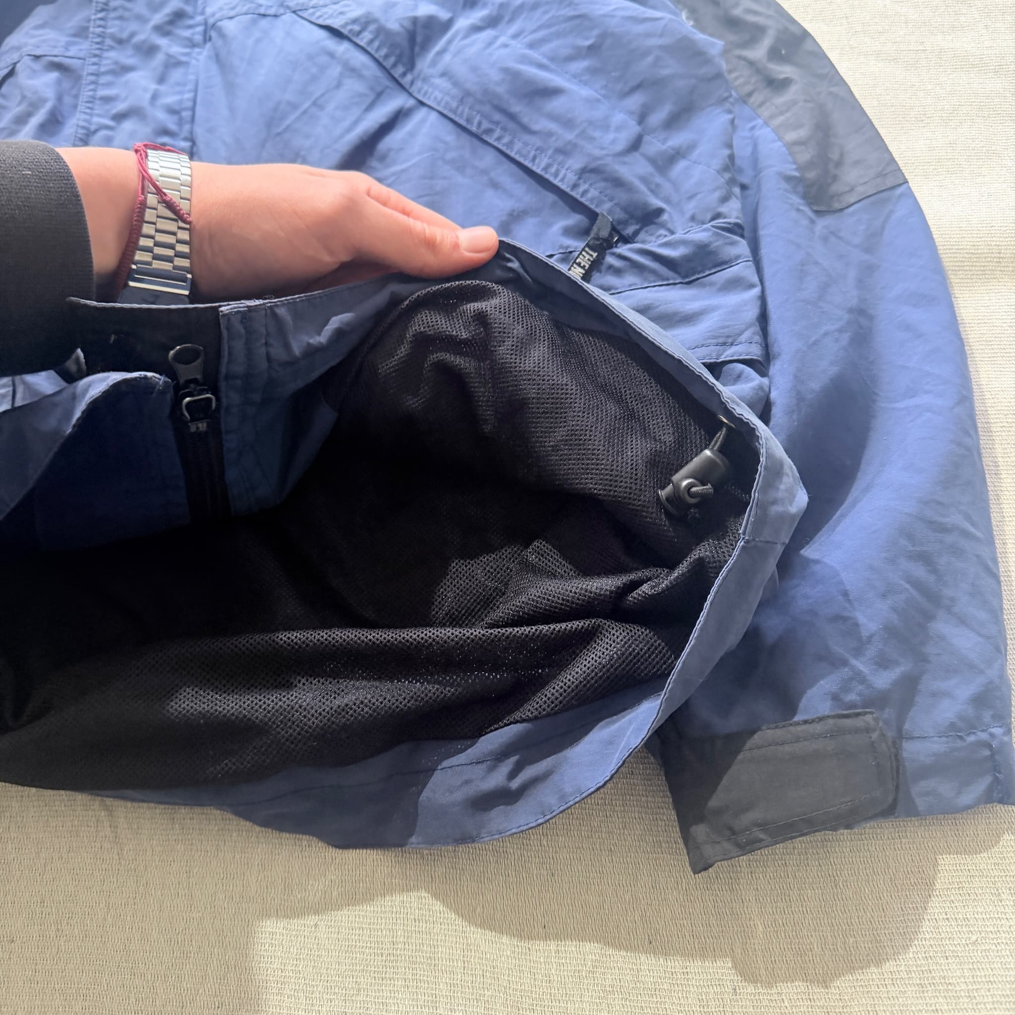 The North Face Vintage Mountain Light Jacket Blue Black Mens — photo 5 of 8