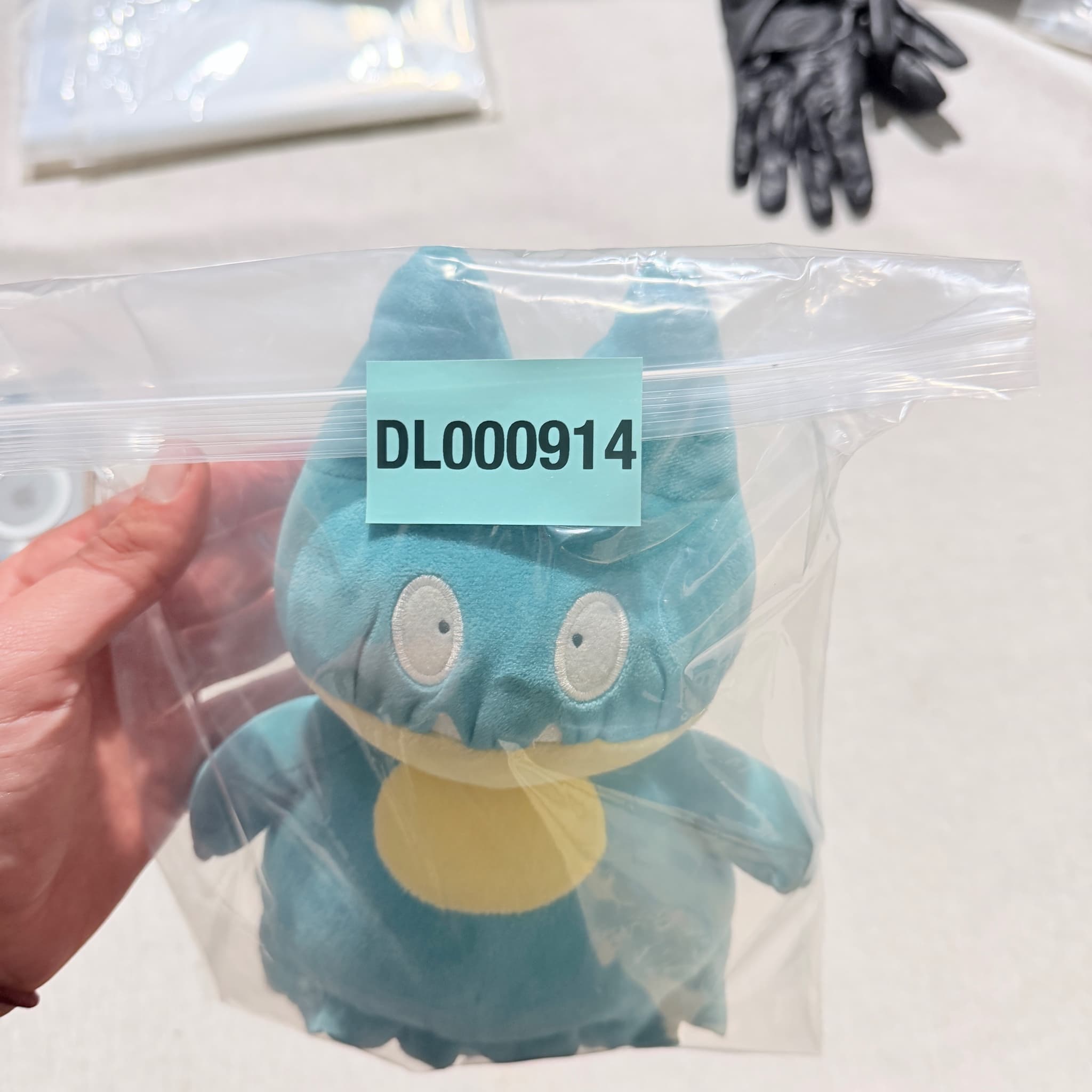 The Pokemon Company Munchlax Plush Toy Blue Yellow Stuffed Animal — photo 5 of 7