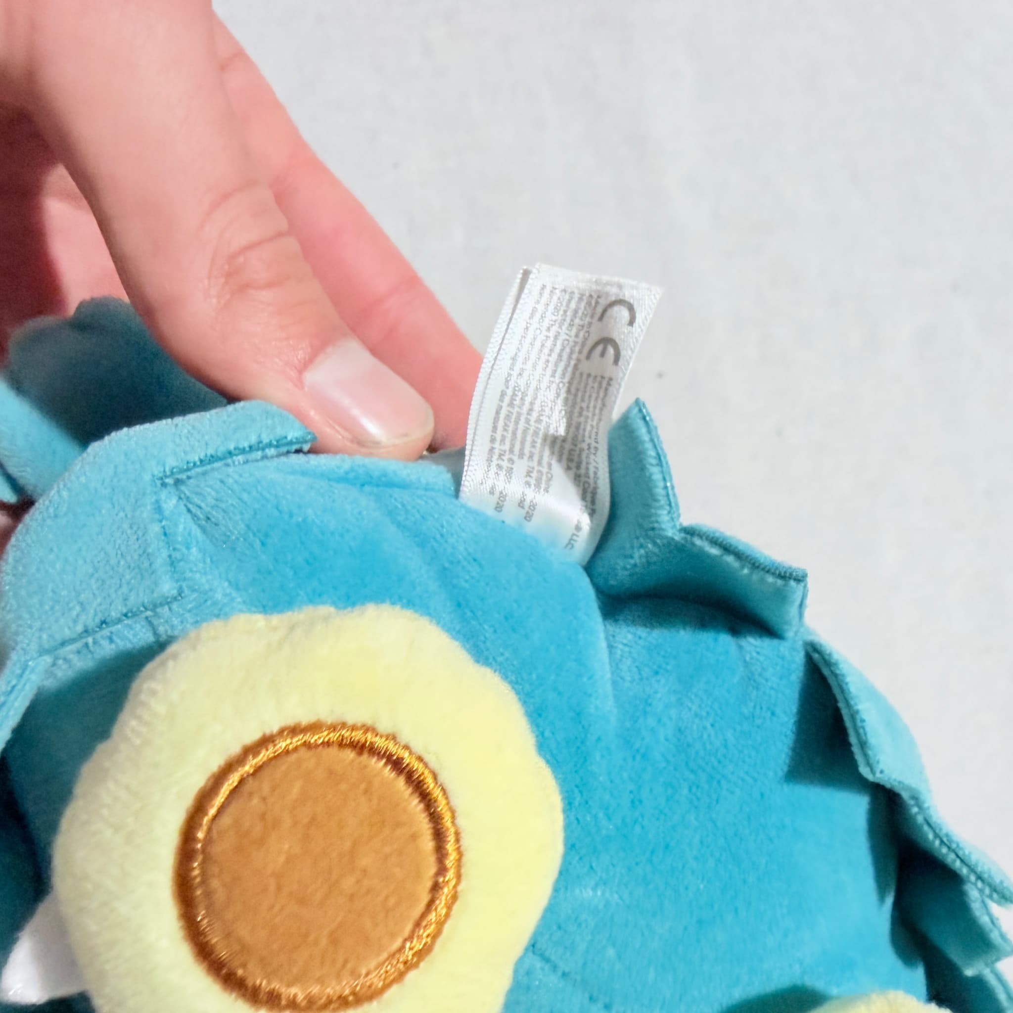 The Pokemon Company Munchlax Plush Toy Blue Yellow Stuffed Animal — photo 6 of 7