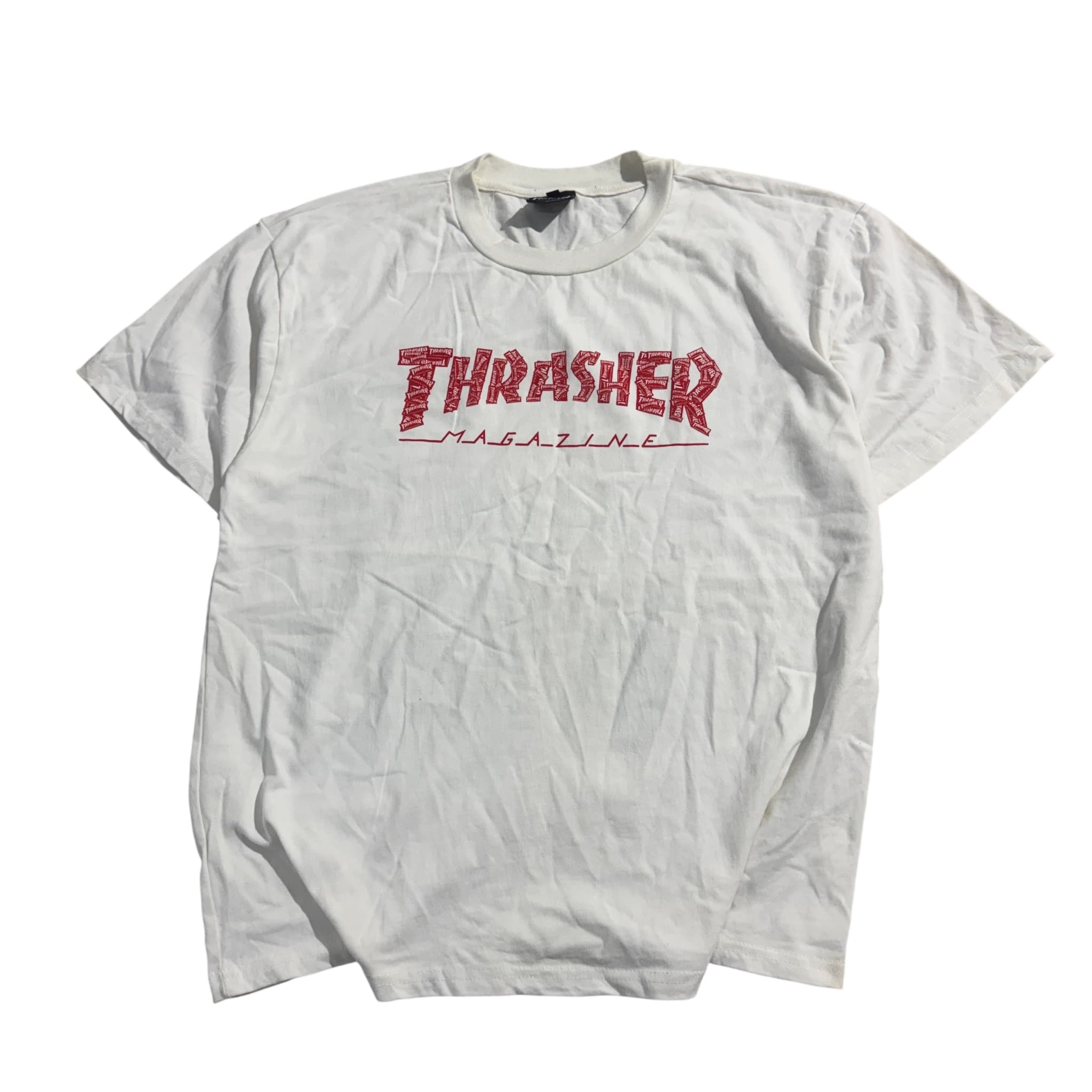 Thrasher Magazine Logo Fill T-Shirt White XXL — photo 1 of 6
