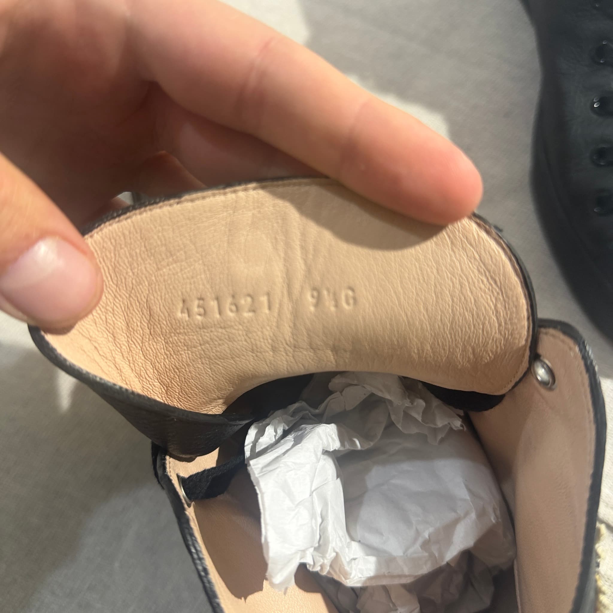 Tiger Embroidered Leather High-Top Sneakers — photo 5 of 12