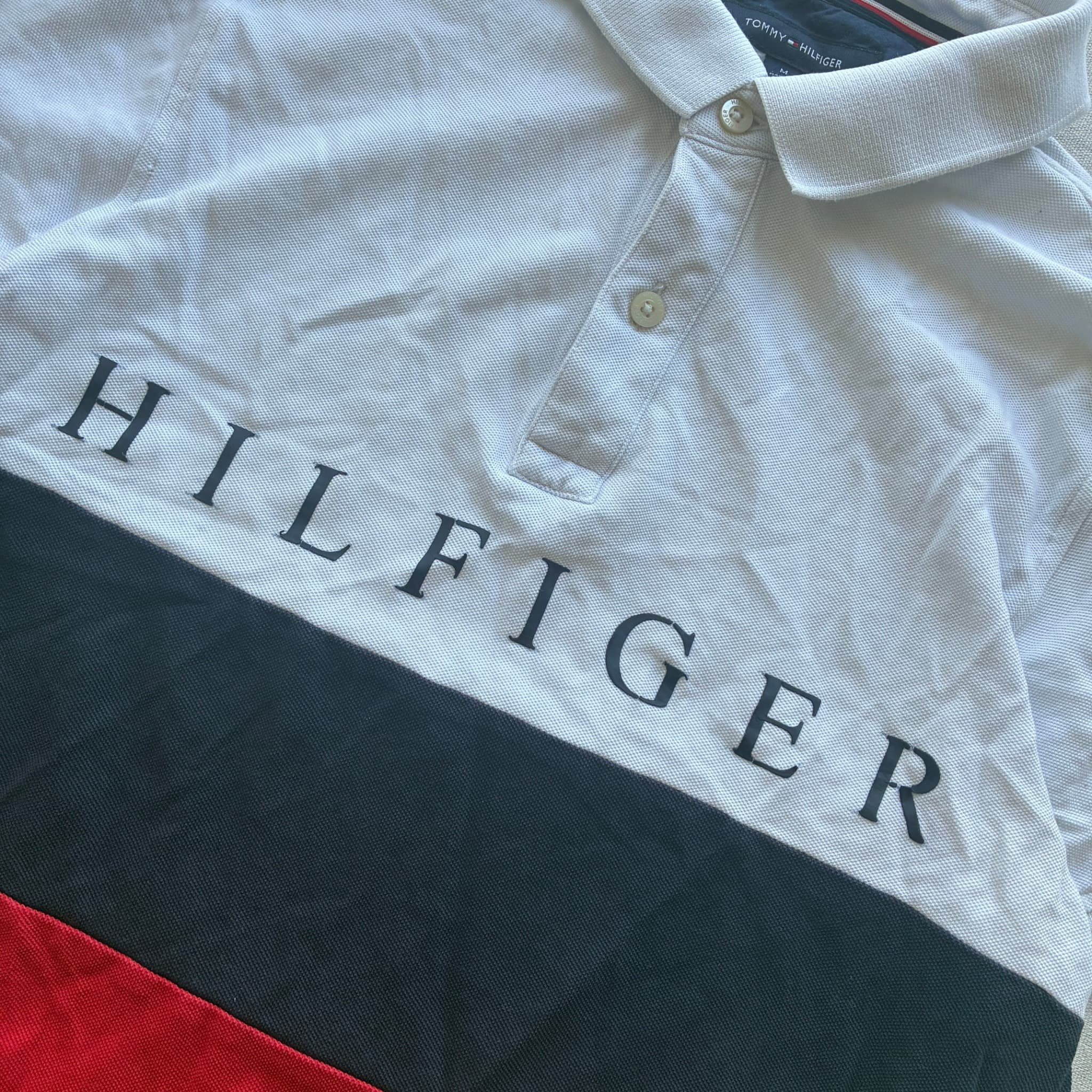 Tommy Hilfiger Men's Colorblock Polo Shirt Size M — photo 3 of 6