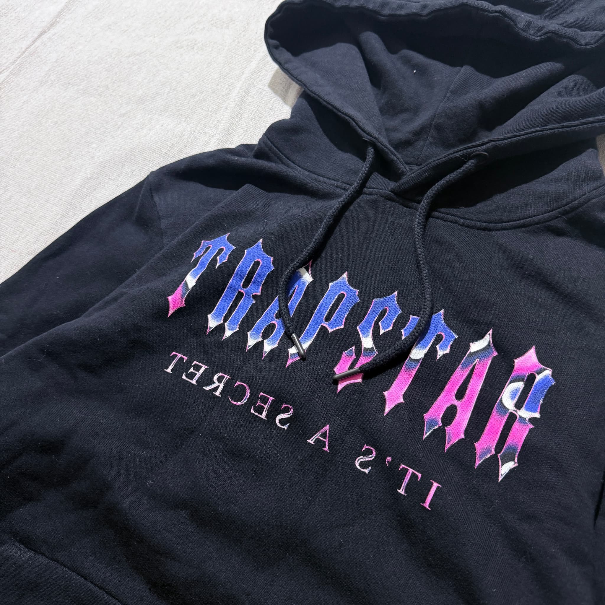 Trapstar It's A Secret Hoodie Black Streetwear — photo 2 of 9