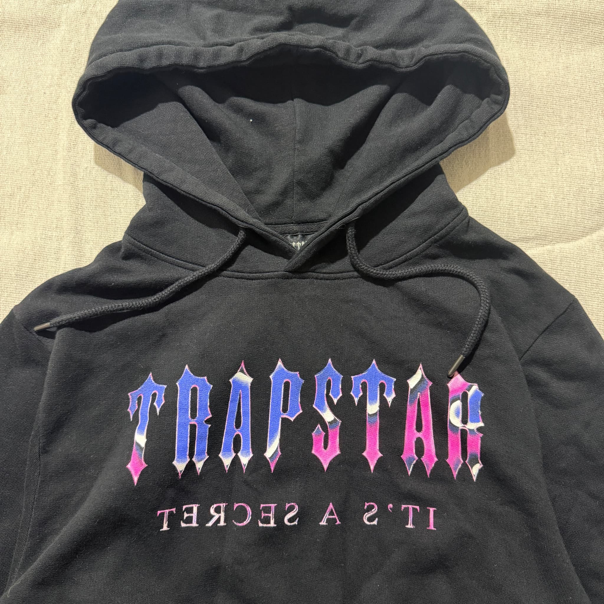 Trapstar It's A Secret Hoodie Black Streetwear — photo 6 of 9