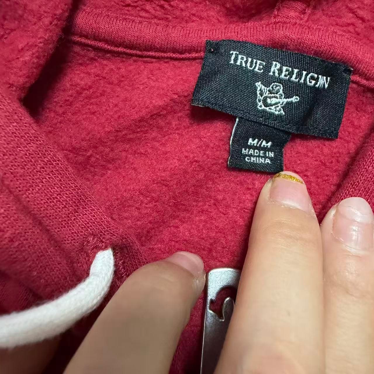 True Religion Red Horseshoe Full-Zip Hoodie — photo 4 of 9
