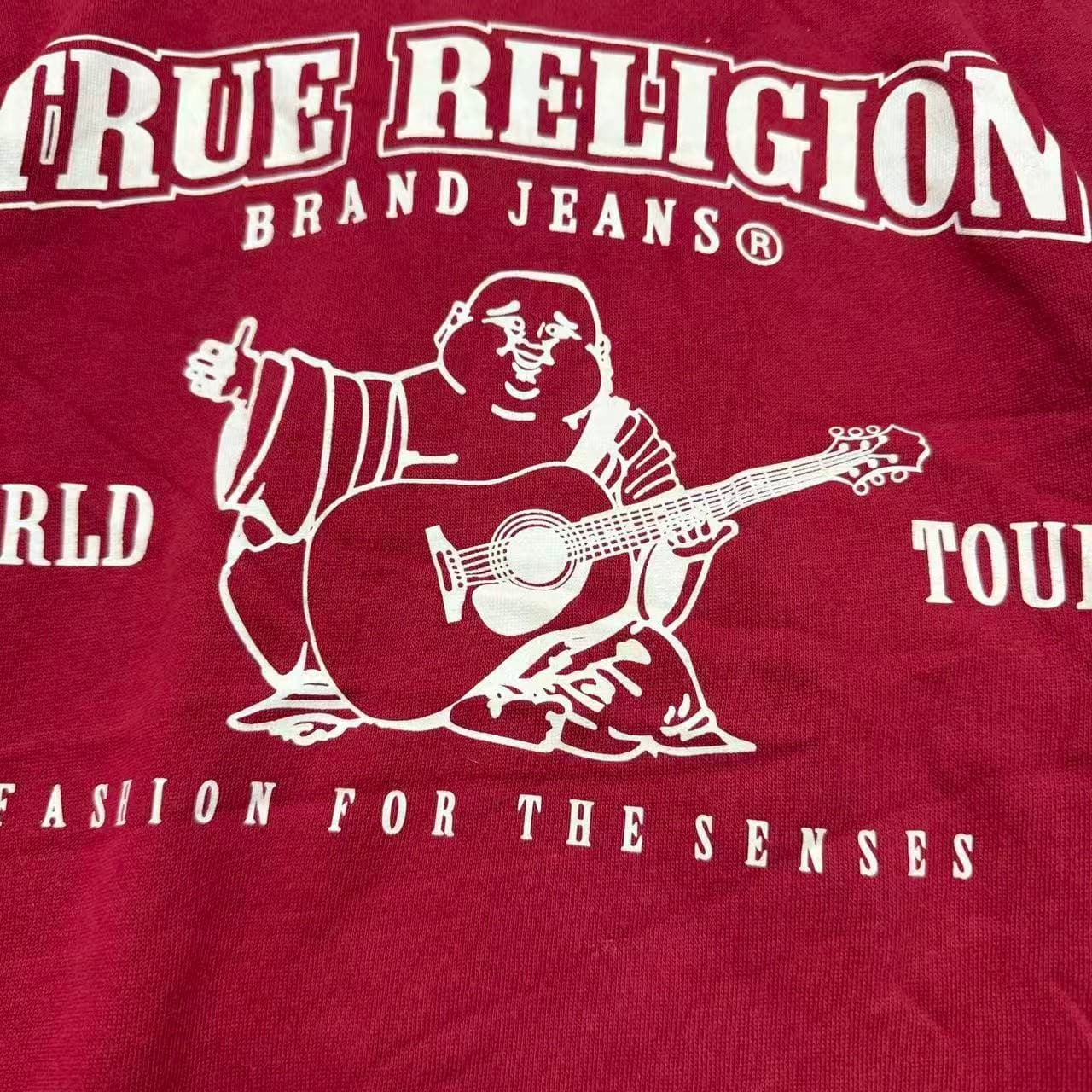 True Religion Red Horseshoe Full-Zip Hoodie — photo 8 of 9