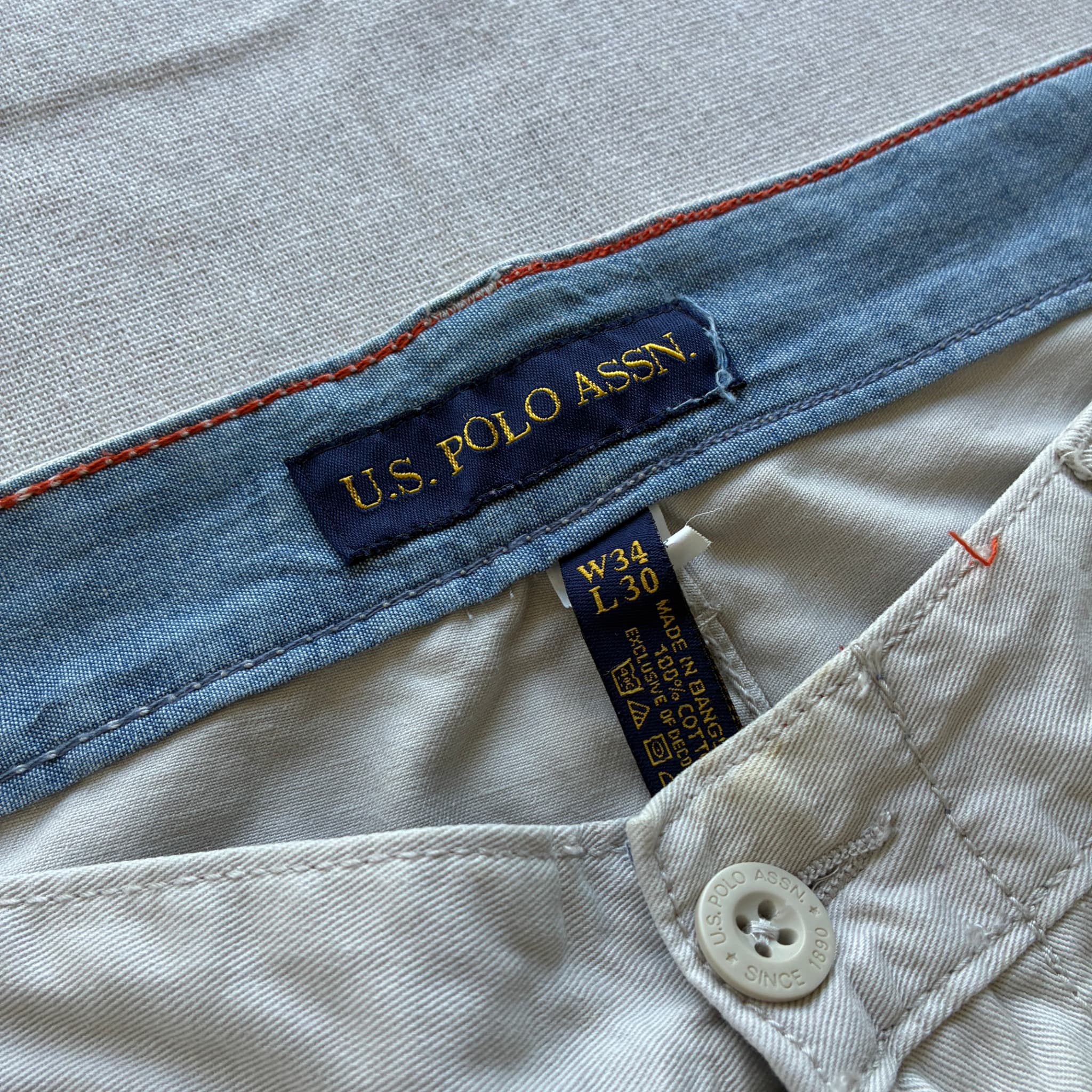 U.S. Polo Assn. Khaki Cargo Pants — photo 4 of 8