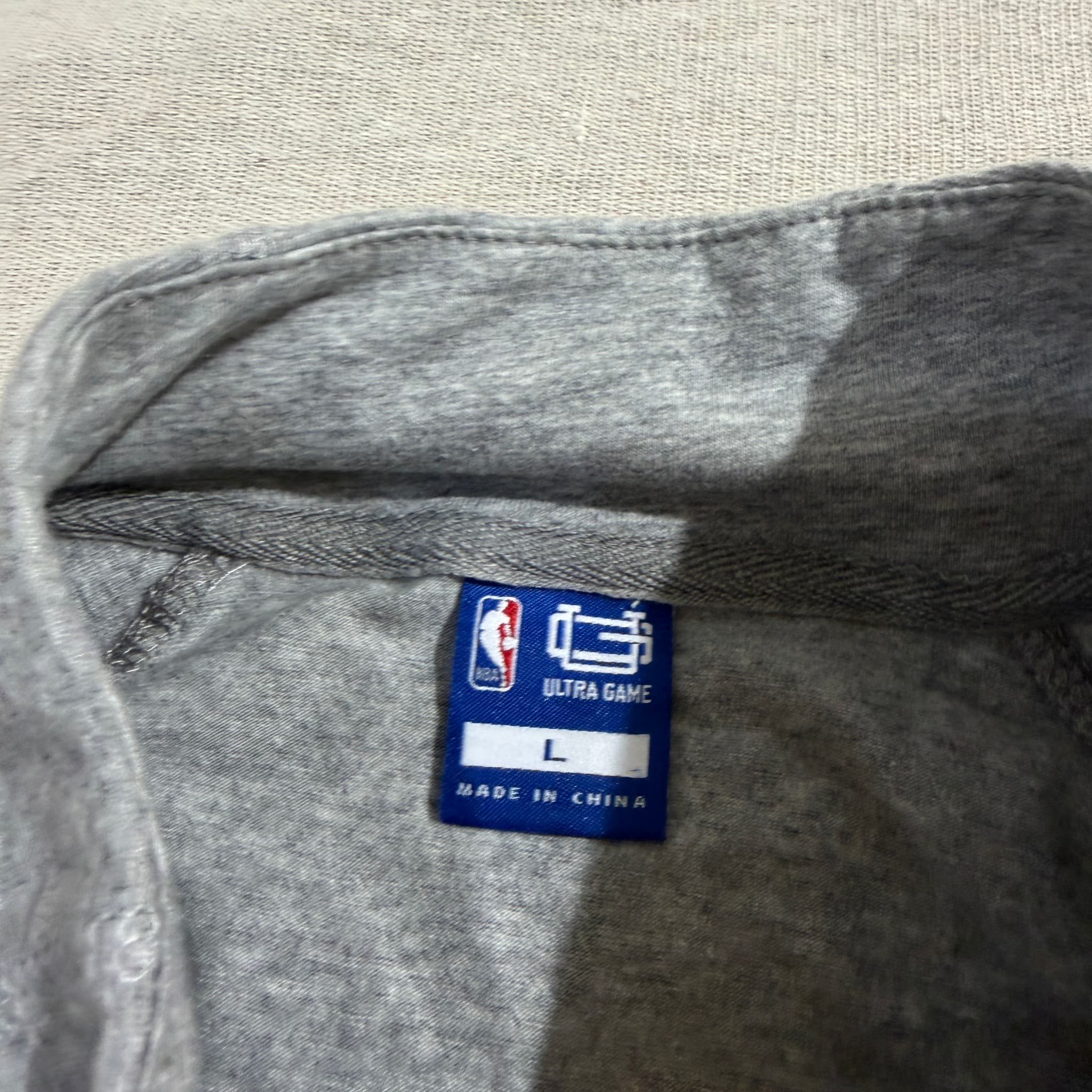 Ultra Game Golden State Warriors NBA Quarter-Zip Pullover Grey Size L — photo 3 of 7