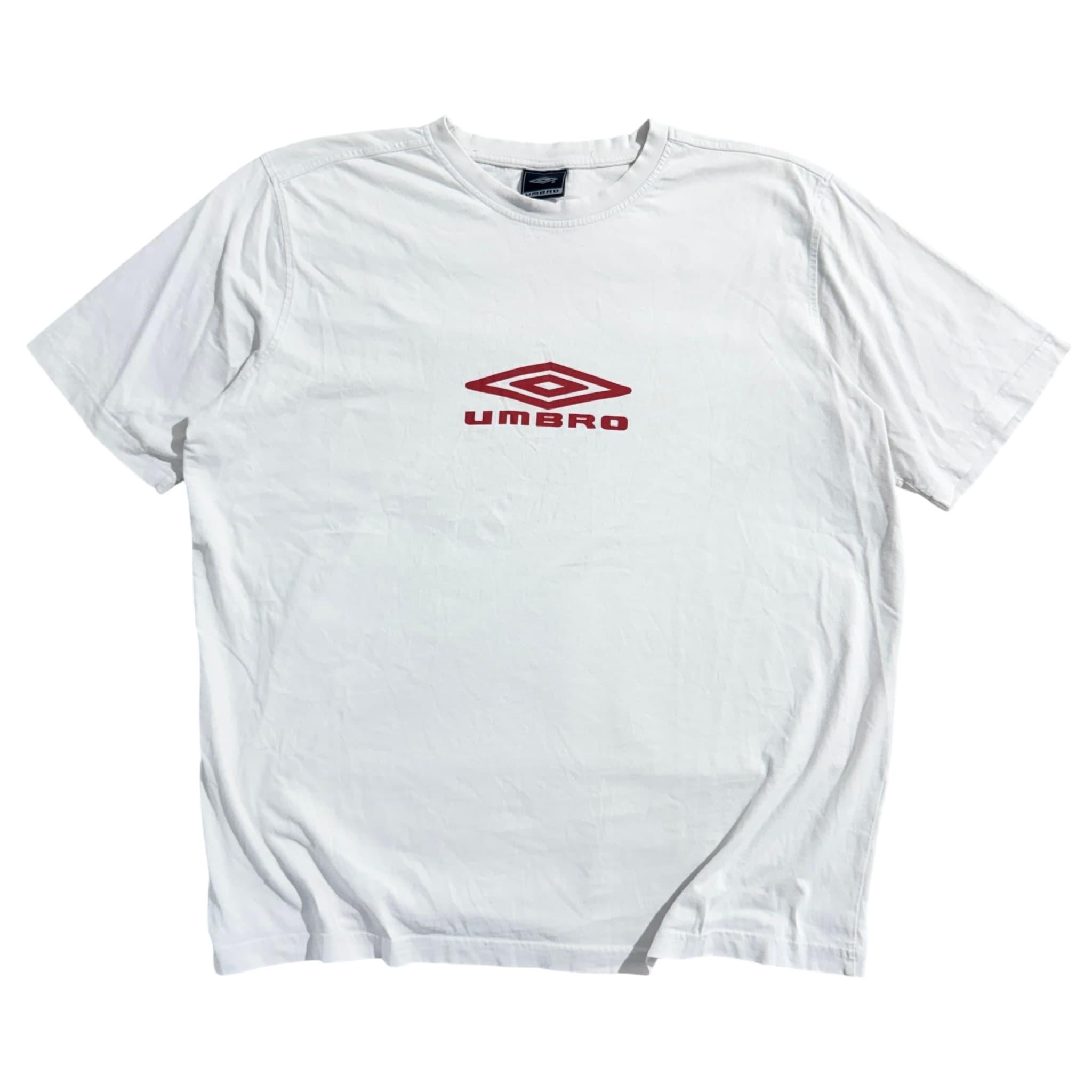 Umbro Classic Logo T-Shirt White Red Graphic Print XXL — photo 1 of 7