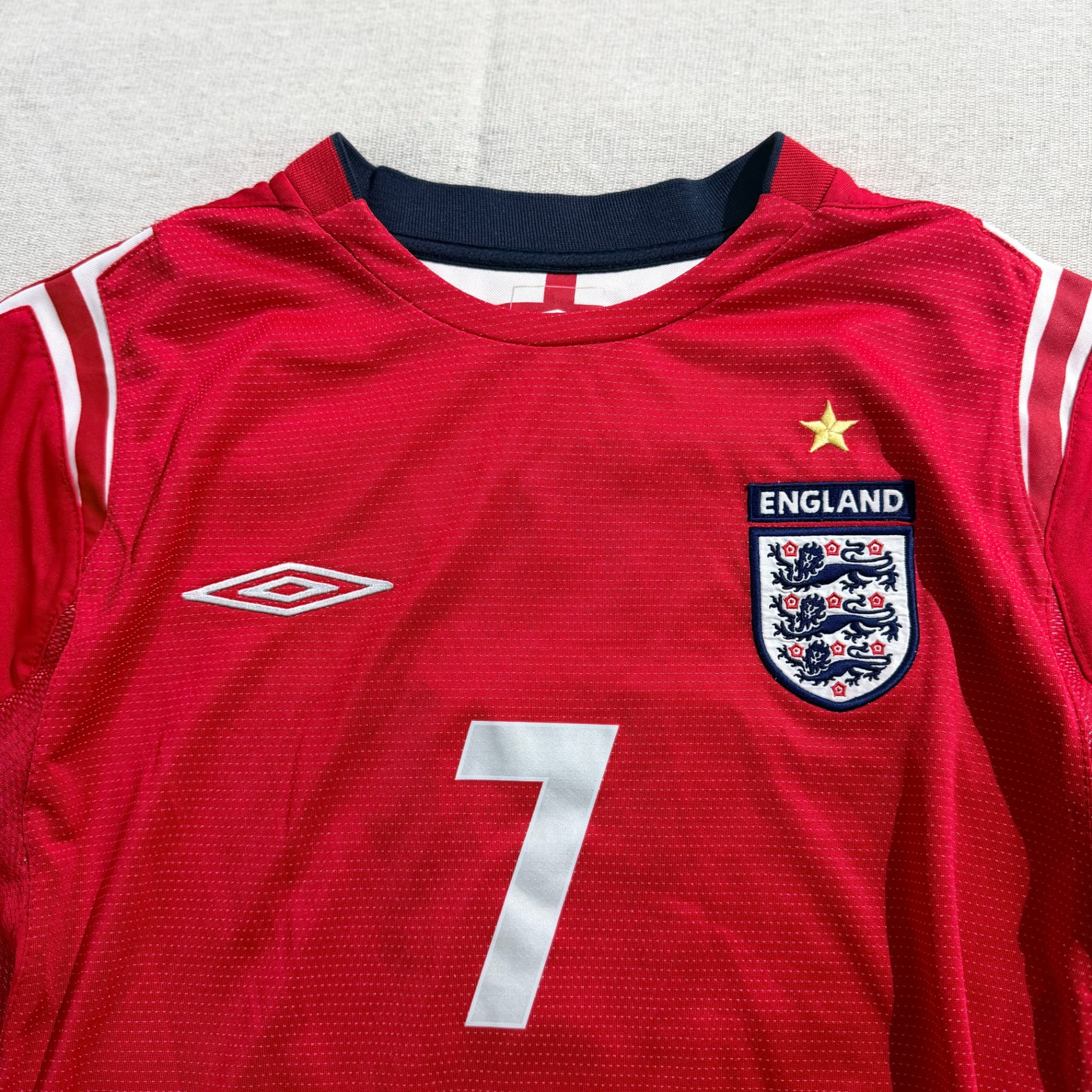 Umbro England 2005-2007 Beckham #7 Away Jersey — photo 4 of 7
