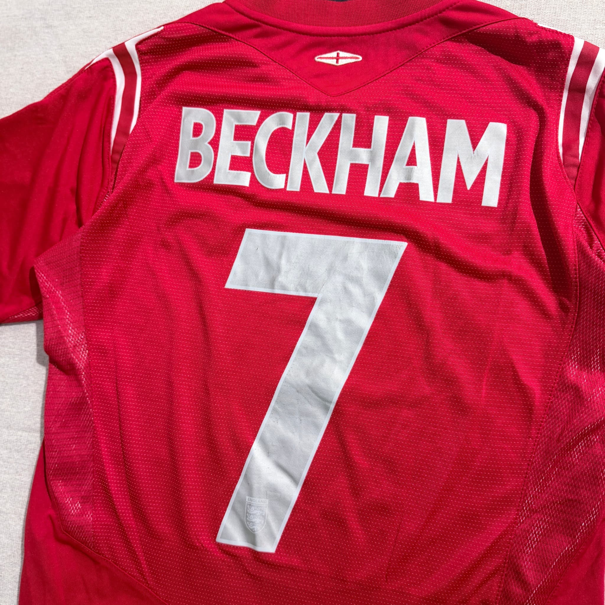 Umbro England 2005-2007 Beckham #7 Away Jersey — photo 6 of 7