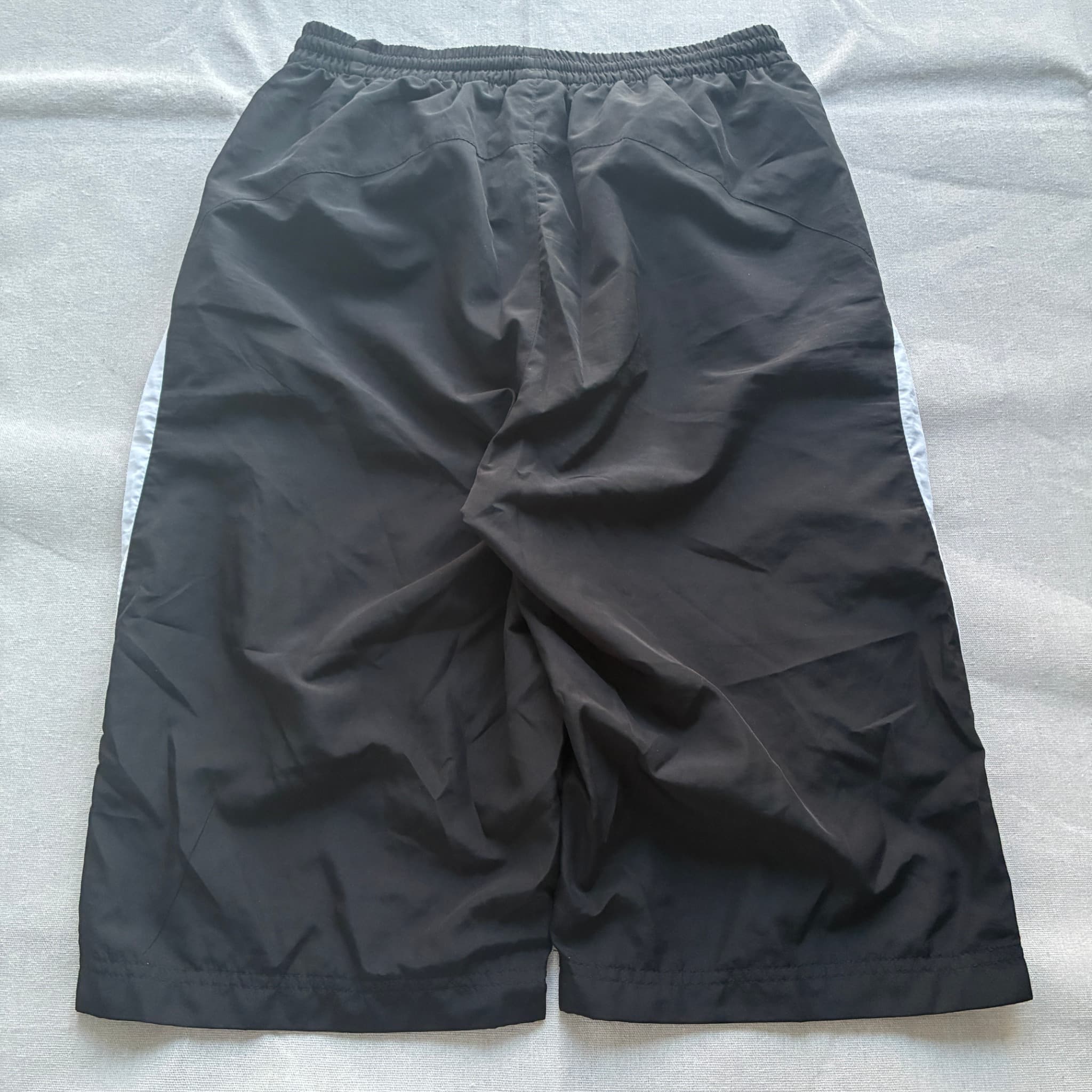 Umbro Vintage Nylon Soccer Shorts Black White S — photo 5 of 7